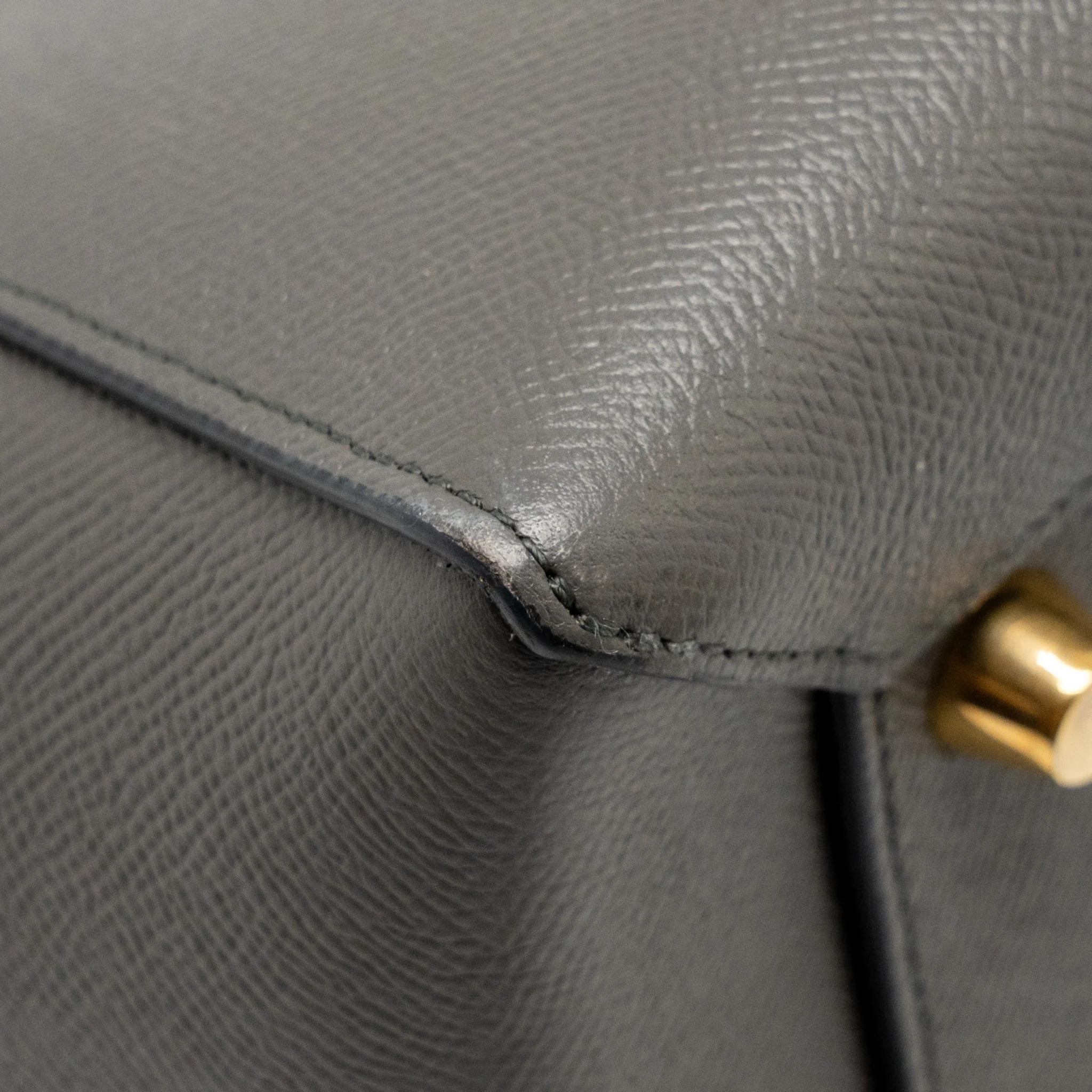 Celine Mini Belt Bag Calfskin Grey GHW - Image 11
