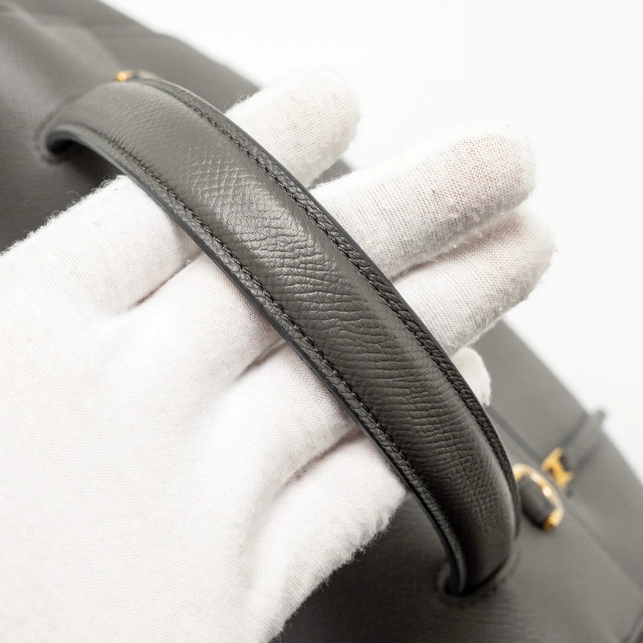 Celine Mini Belt Bag Calfskin Grey GHW - Image 12