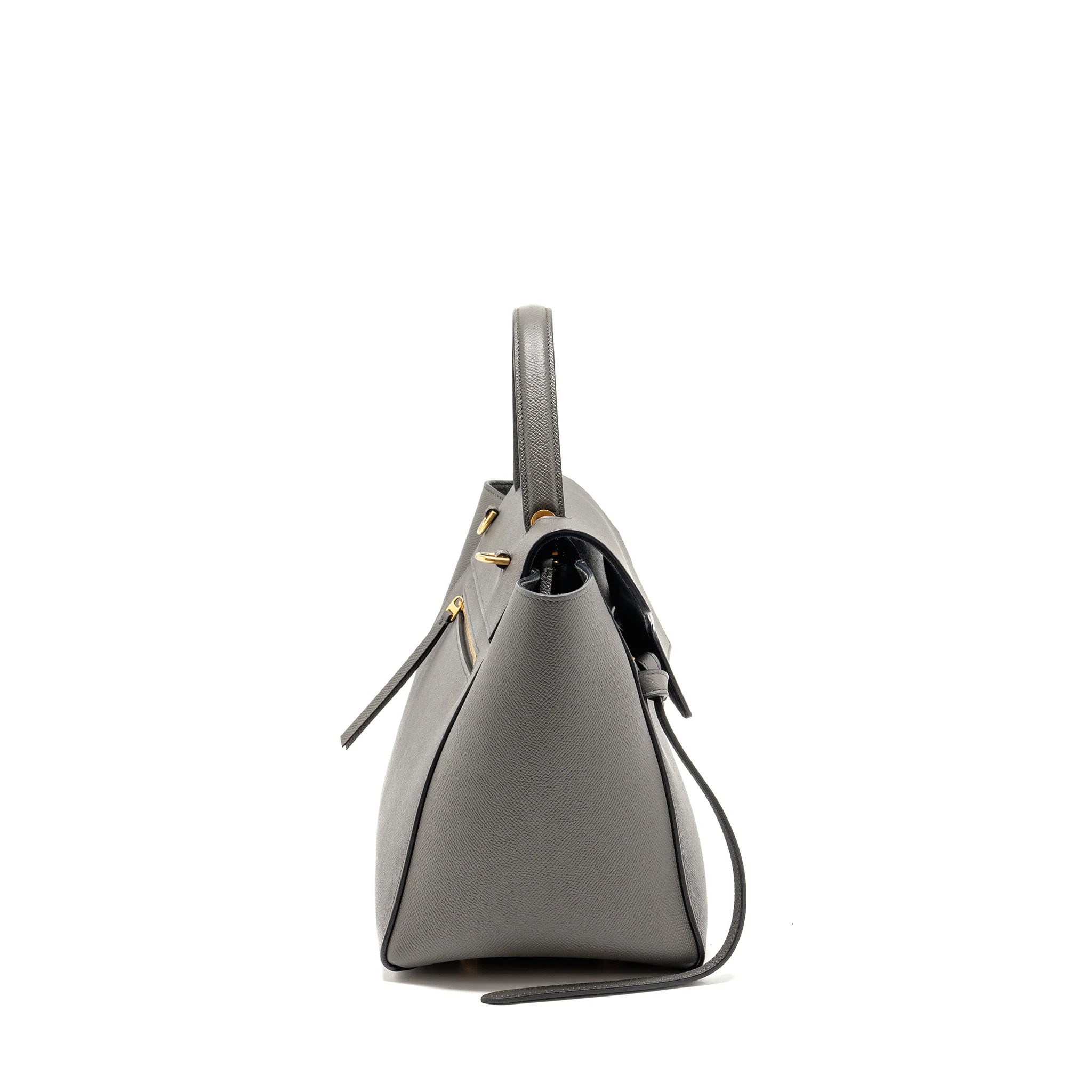 Celine Mini Belt Bag Calfskin Grey GHW - Image 3