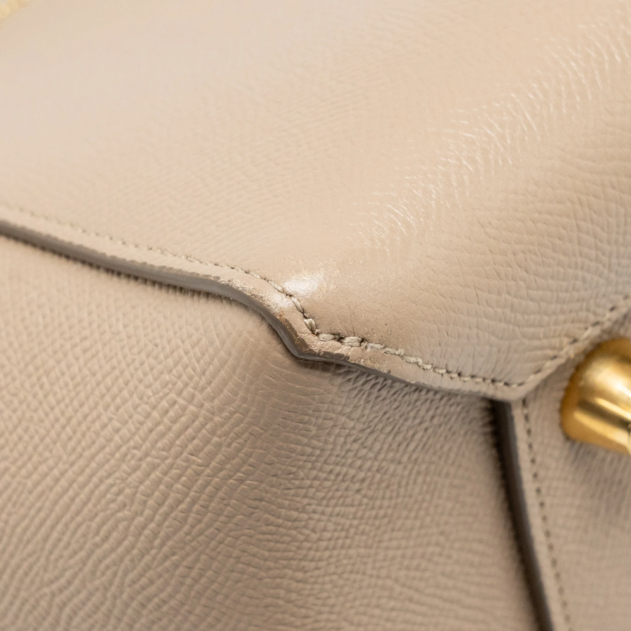 Celine Mini Belt Bag Calfskin Light Taupe GHW - Image 10