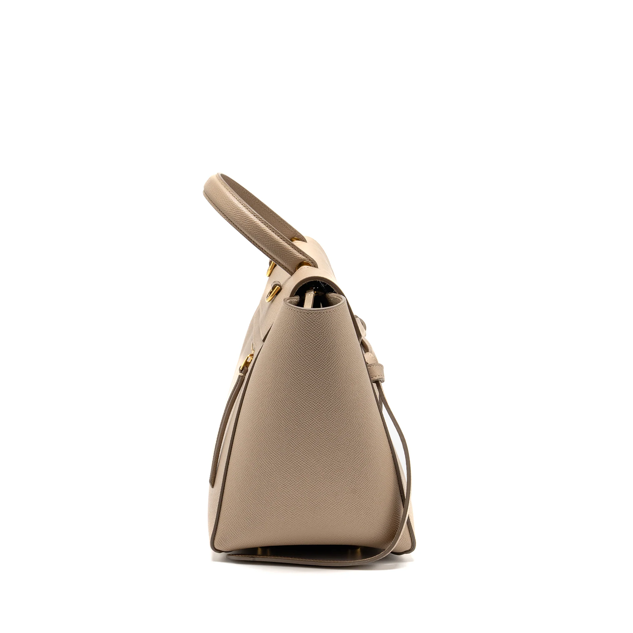 Celine Mini Belt Bag Calfskin Light Taupe GHW - Image 3