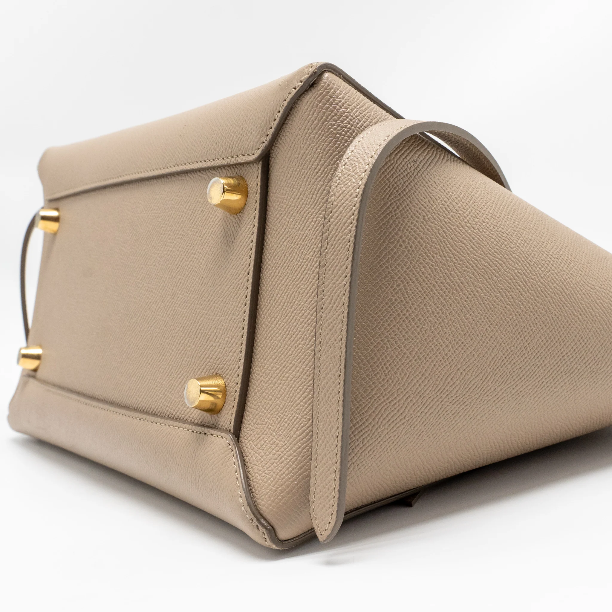 Celine Mini Belt Bag Calfskin Light Taupe GHW - Image 7