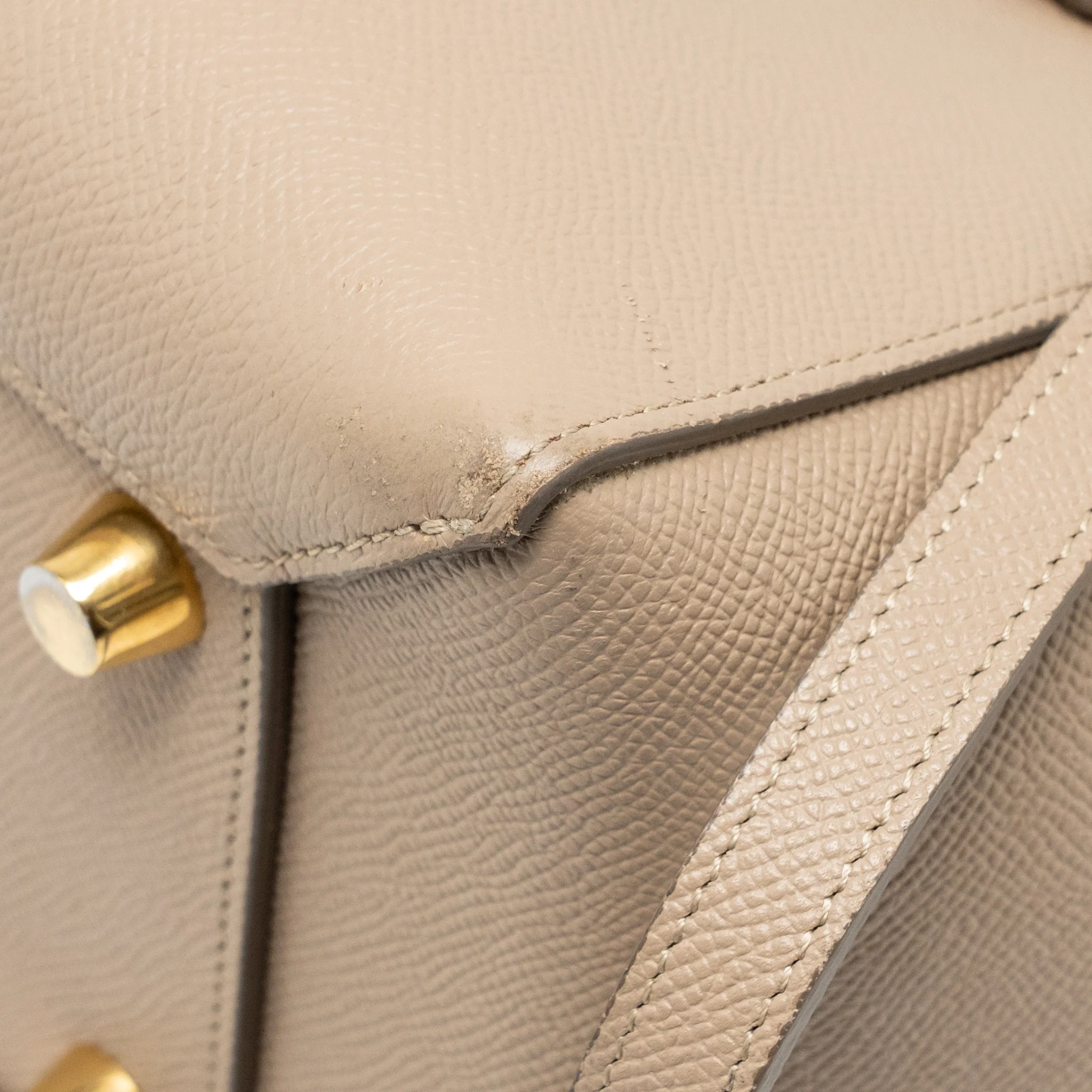 Celine Mini Belt Bag Calfskin Light Taupe GHW - Image 9
