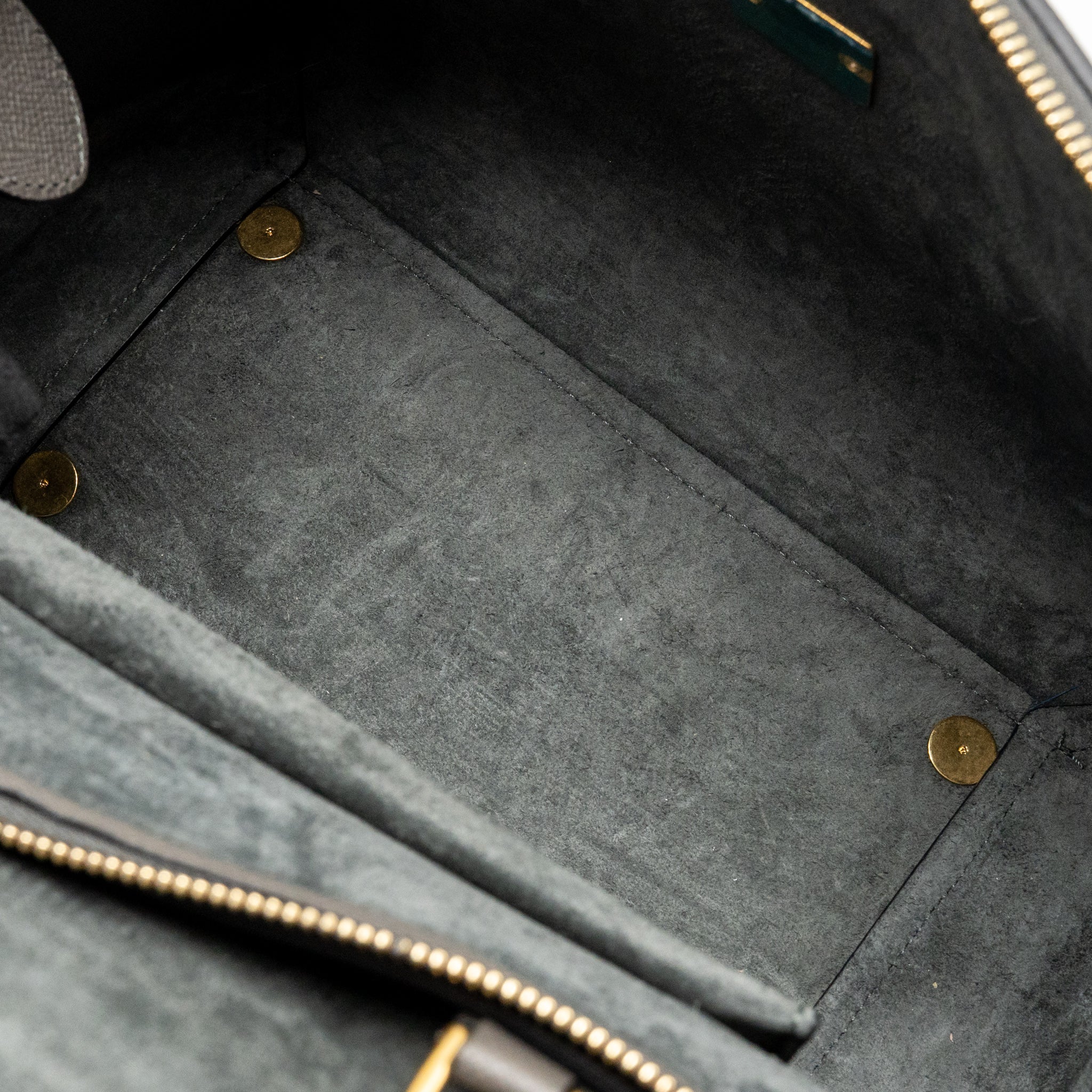 Celine Mini Belt Bag Grained Calfskin Grey GHW - Image 14