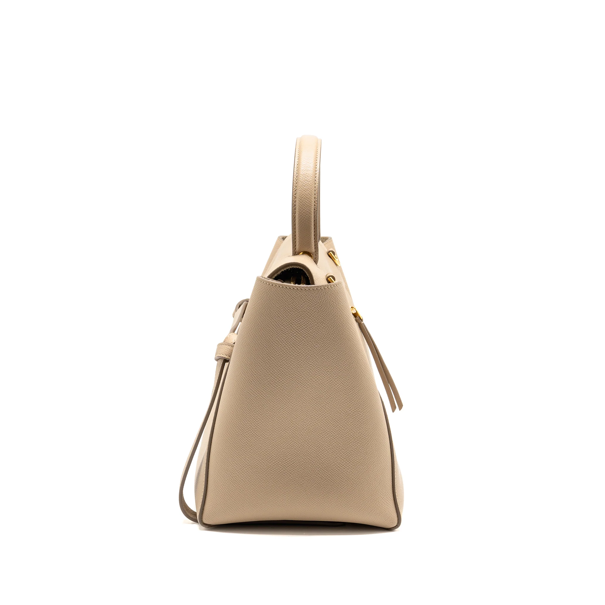 Celine Mini Belt Bag Grained Calfskin Light Taupe GHW - Image 4