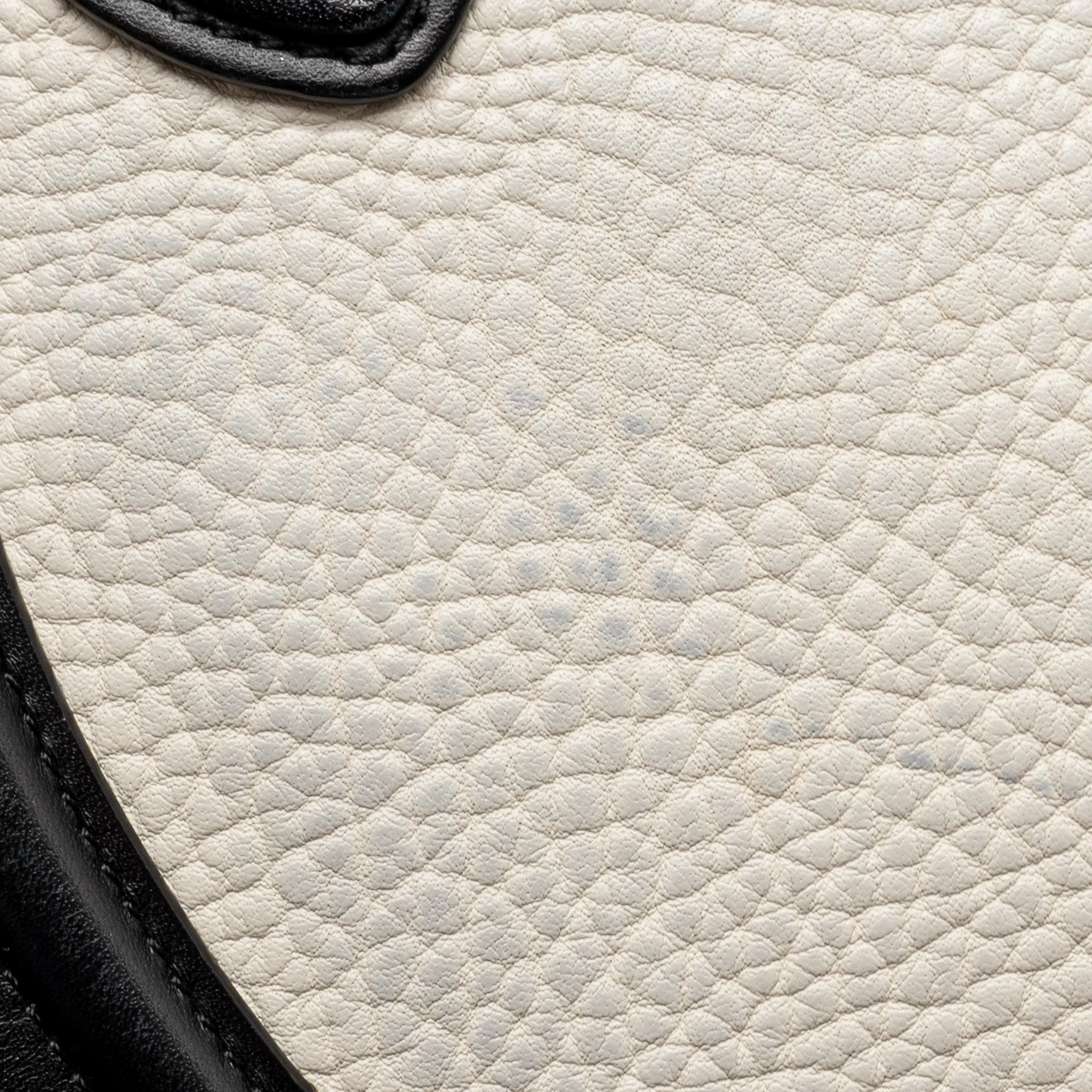 Celine Nano Luggage bag calfskin black / white GHW - Image 15