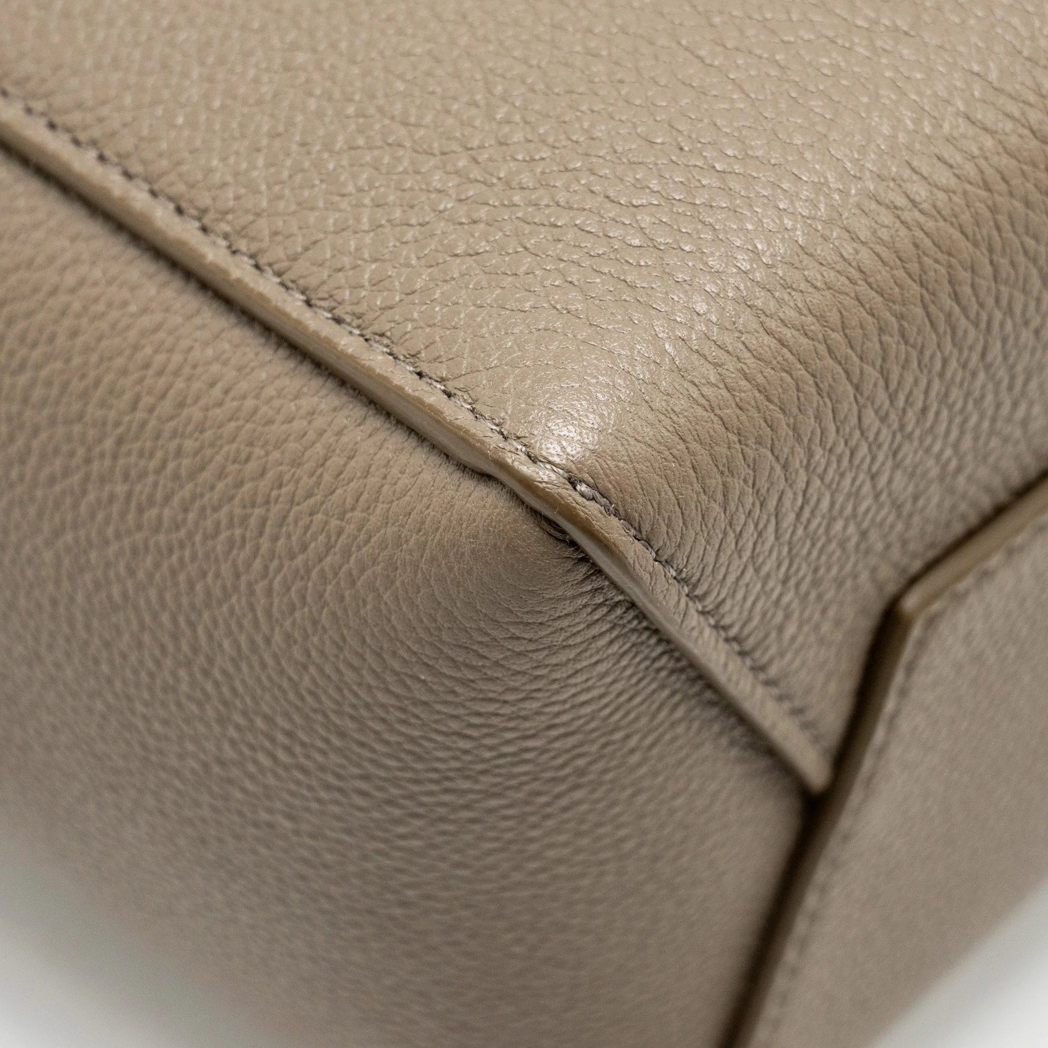 Celine Sangle Bucket Bag Calfskin Grey GHW - Image 10
