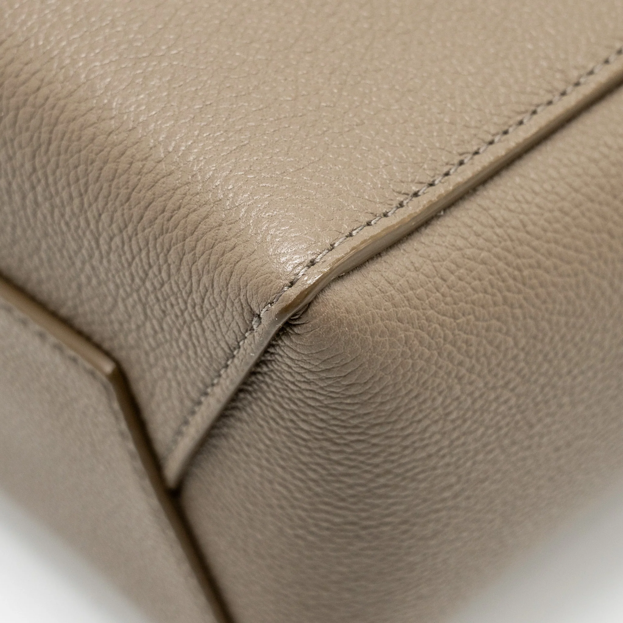 Celine Sangle Bucket Bag Calfskin Grey GHW - Image 11