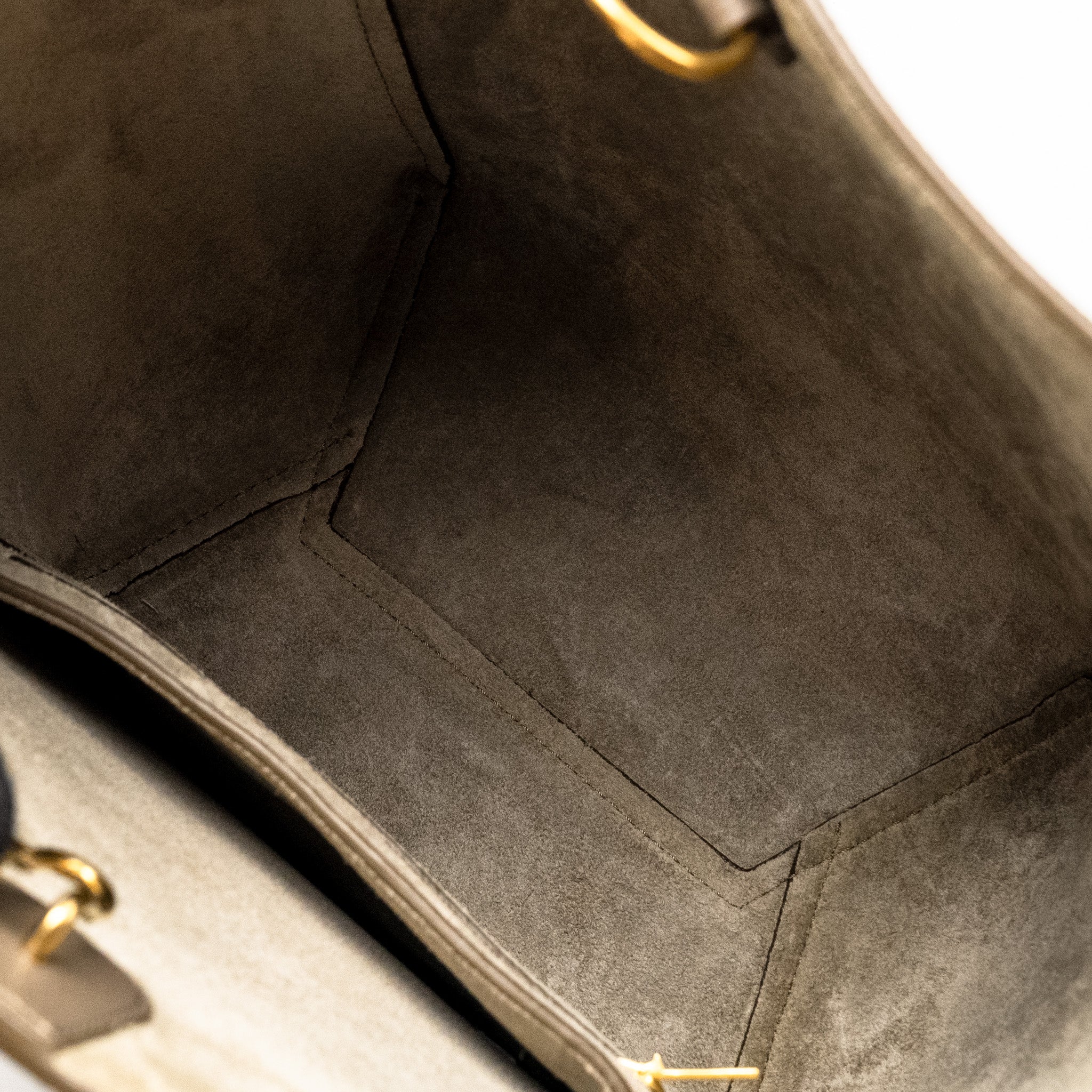 Celine Sangle Bucket Bag Calfskin Grey GHW - Image 14