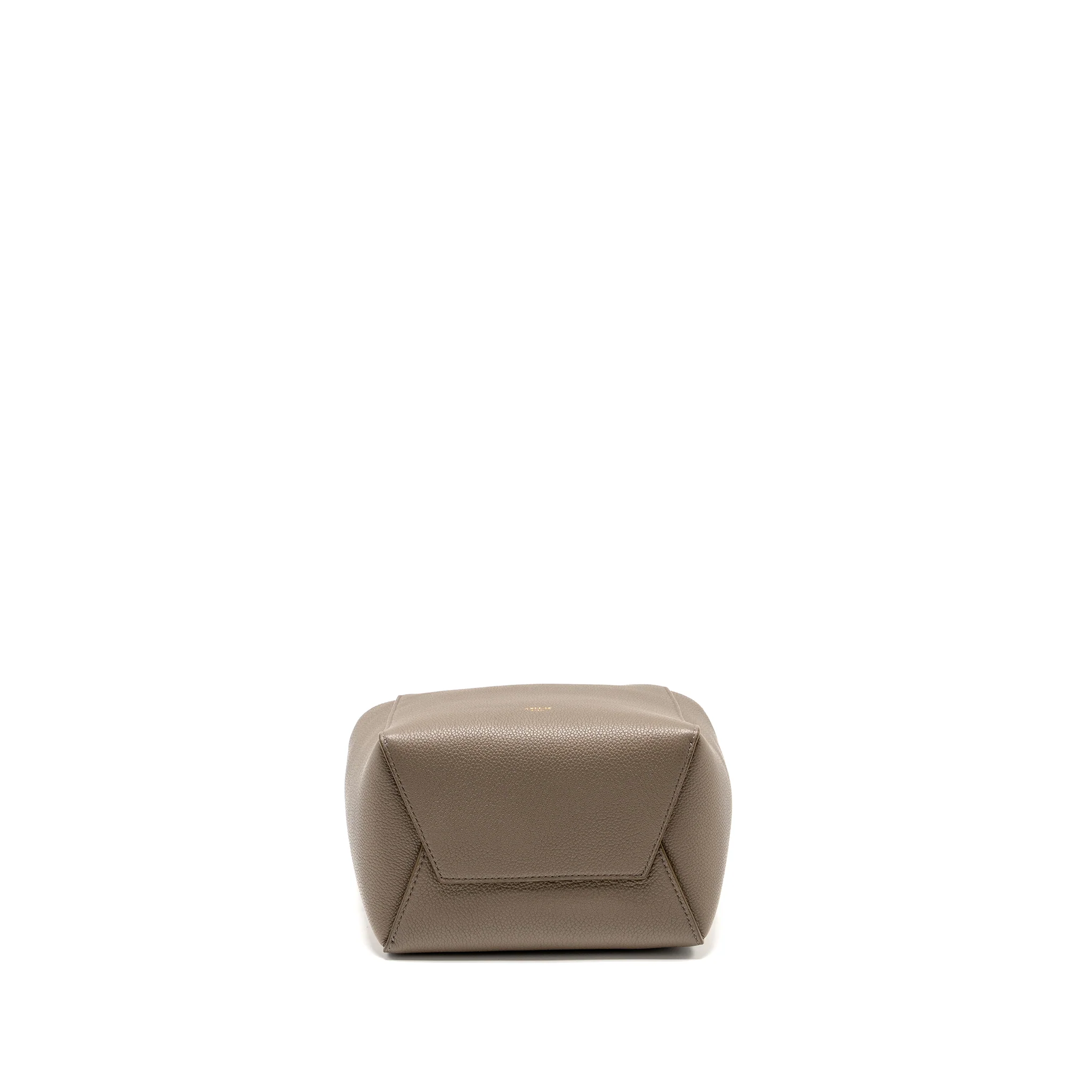 Celine Sangle Bucket Bag Calfskin Grey GHW - Image 5