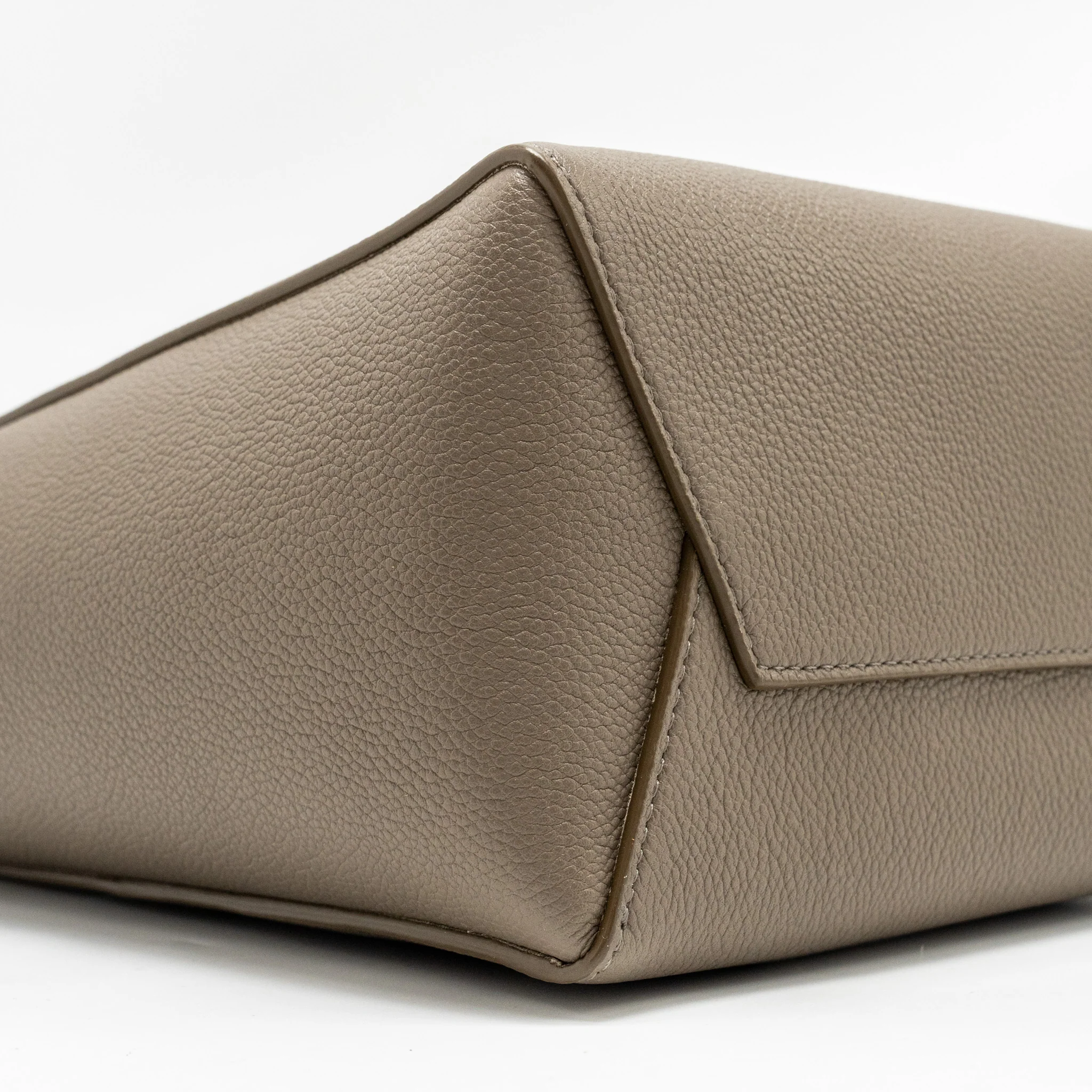 Celine Sangle Bucket Bag Calfskin Grey GHW - Image 6