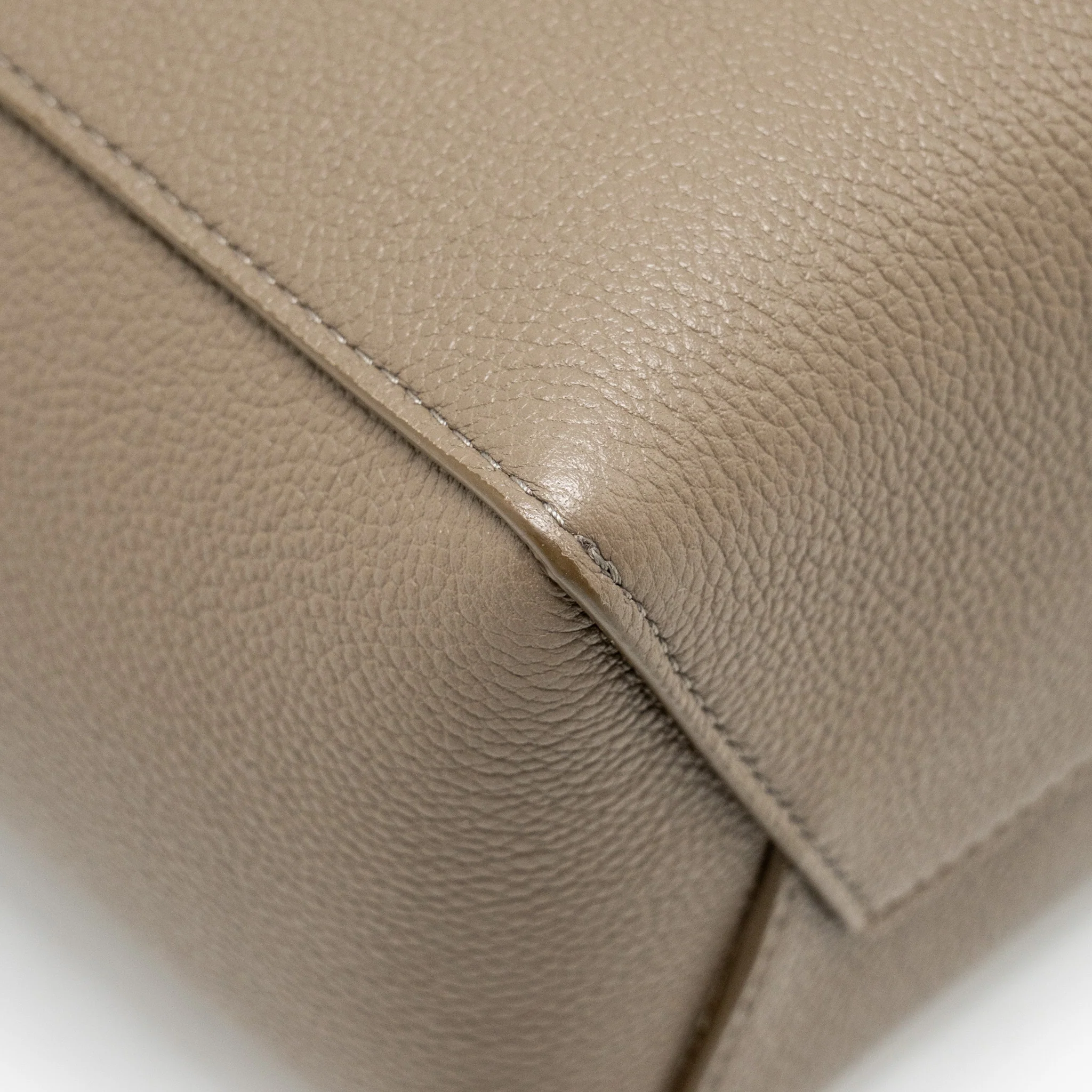 Celine Sangle Bucket Bag Calfskin Grey GHW - Image 8