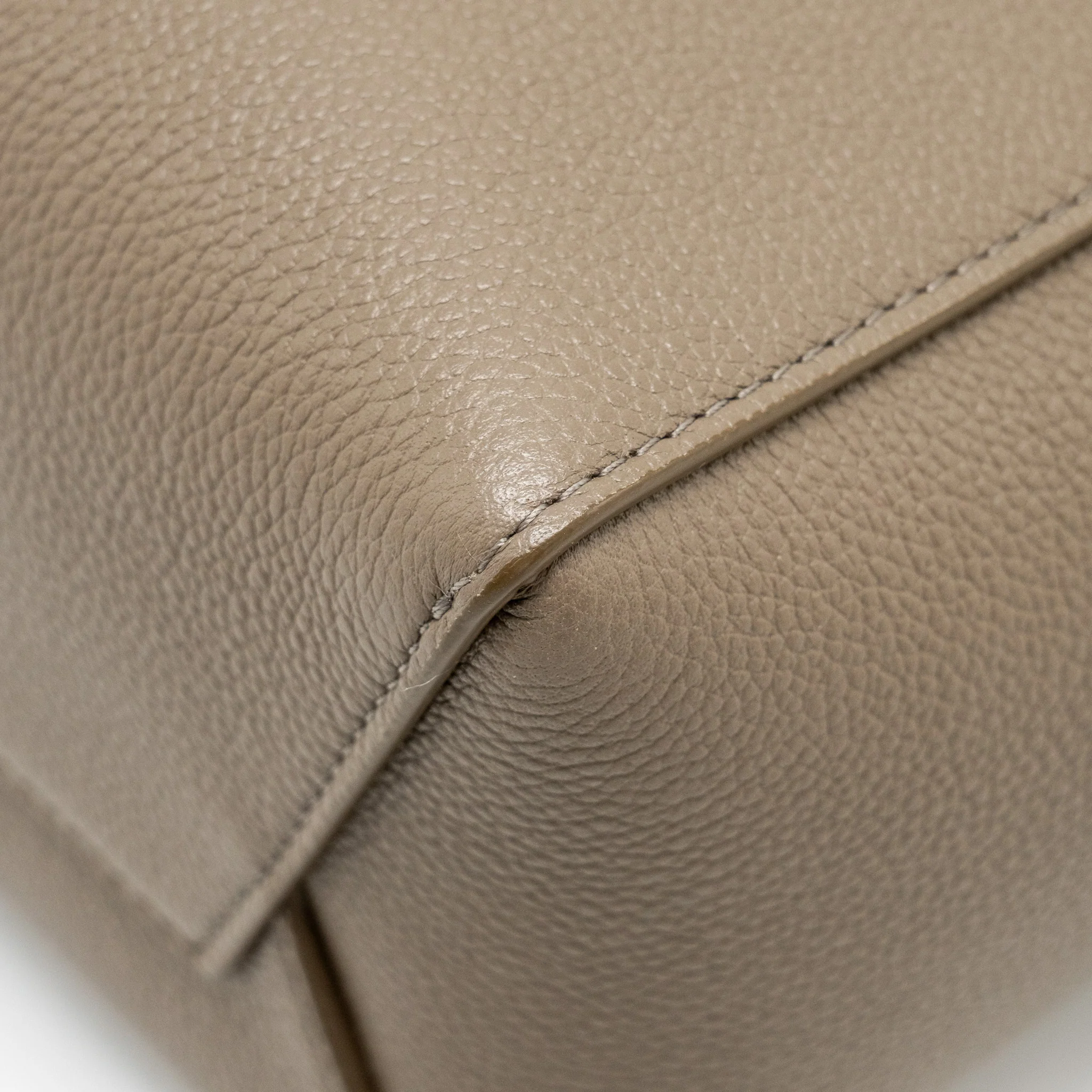 Celine Sangle Bucket Bag Calfskin Grey GHW - Image 9