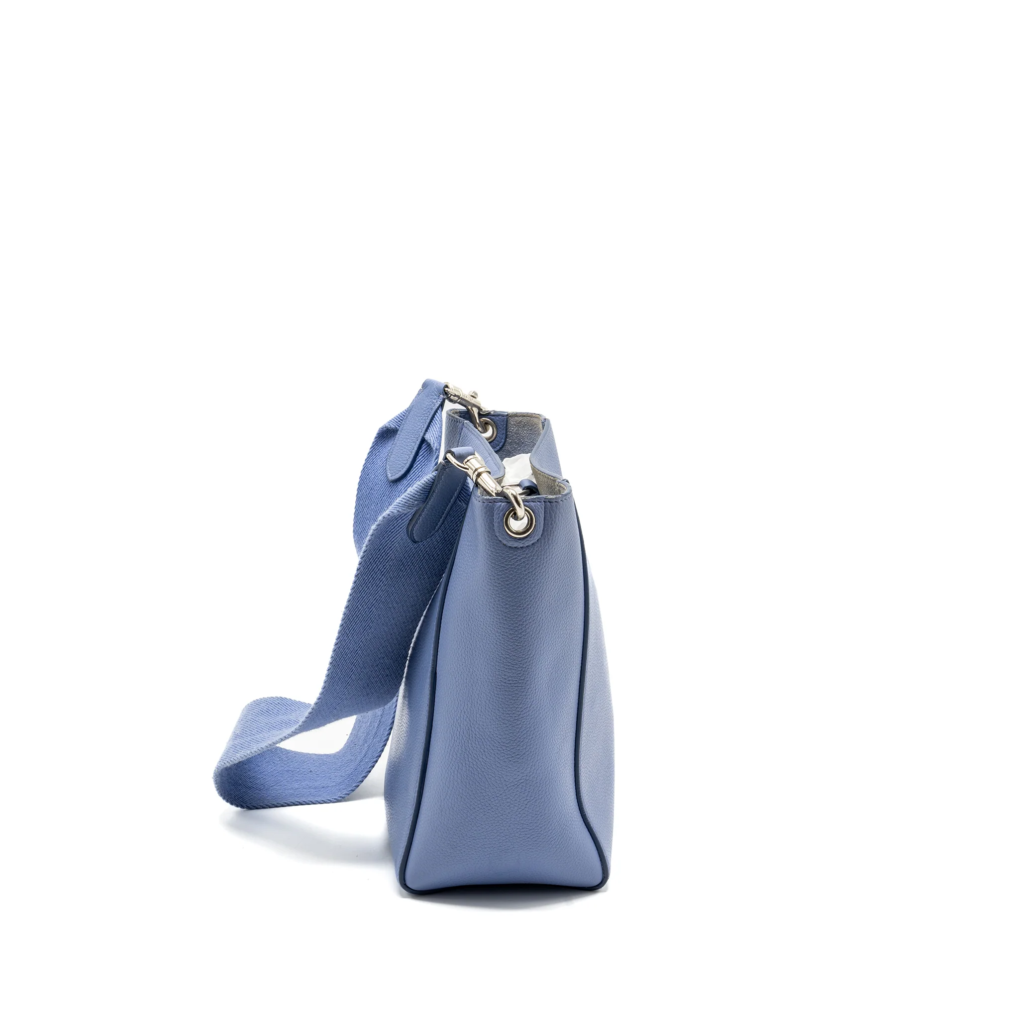 Celine Sangle Bucket Bag Calfskin light Purple SHW - Image 3