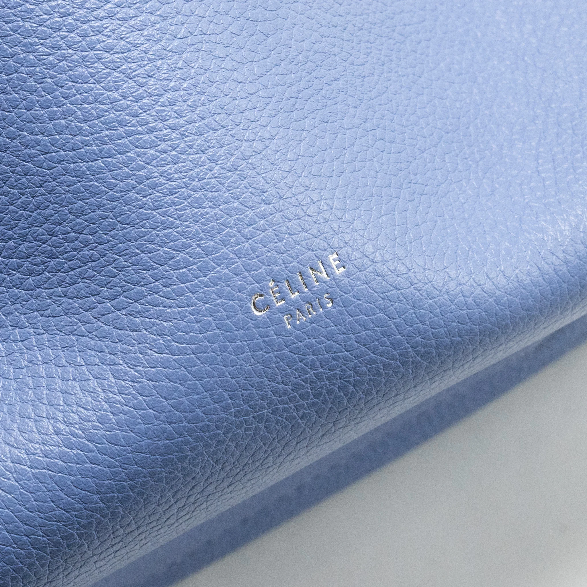 Celine Sangle Bucket Bag Calfskin light Purple SHW - Image 8
