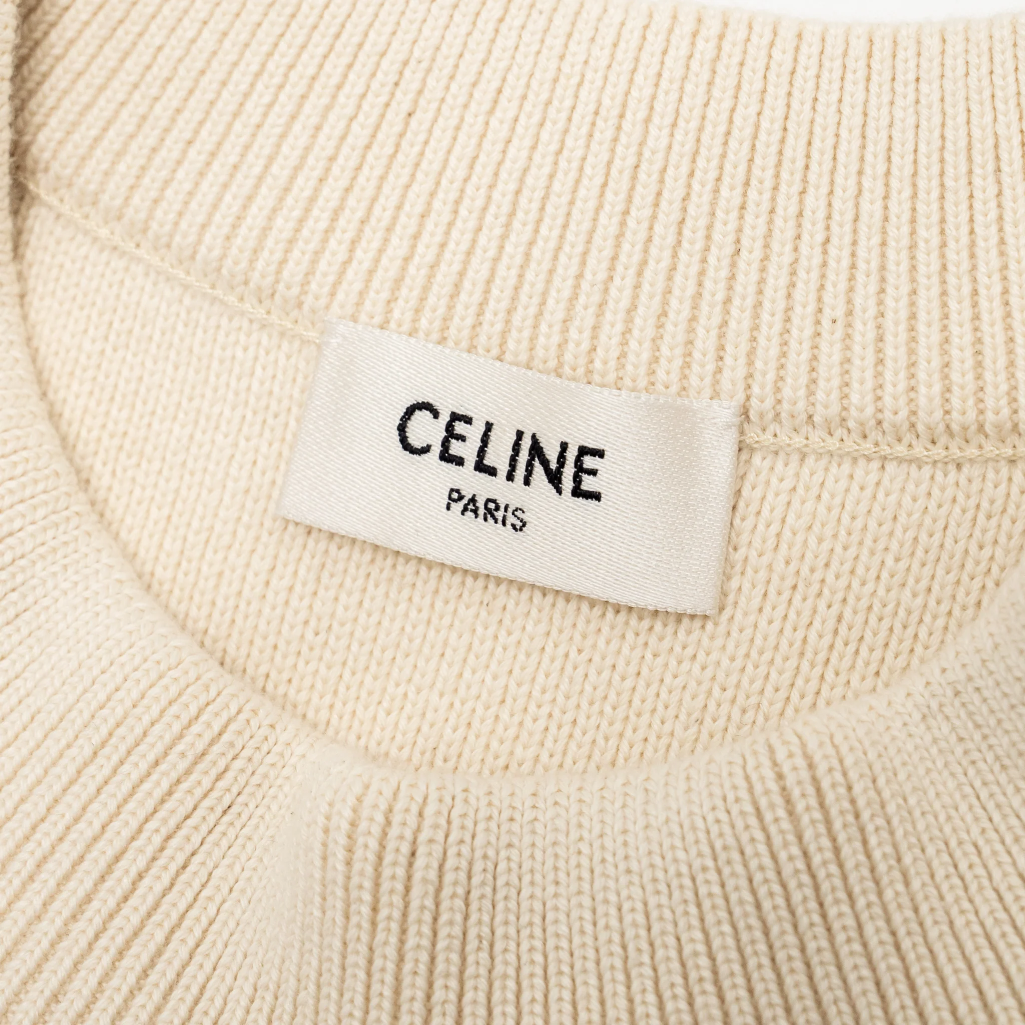 Celine Size L Crew Neck Mariniere Sweater Cotton Multicoloured - Image 5