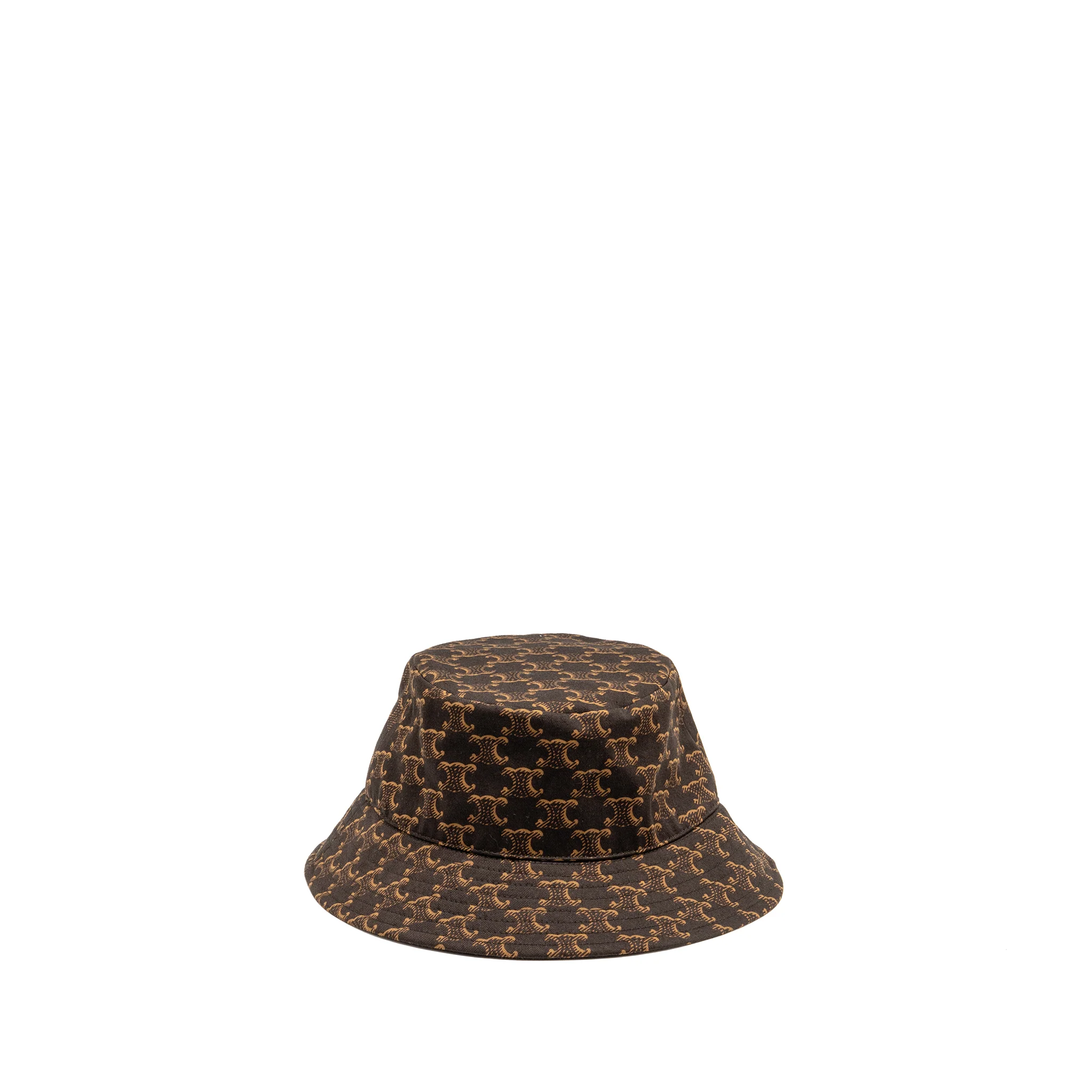 Celine Size M Triomphe Monogram Bucket Hat - Image 3