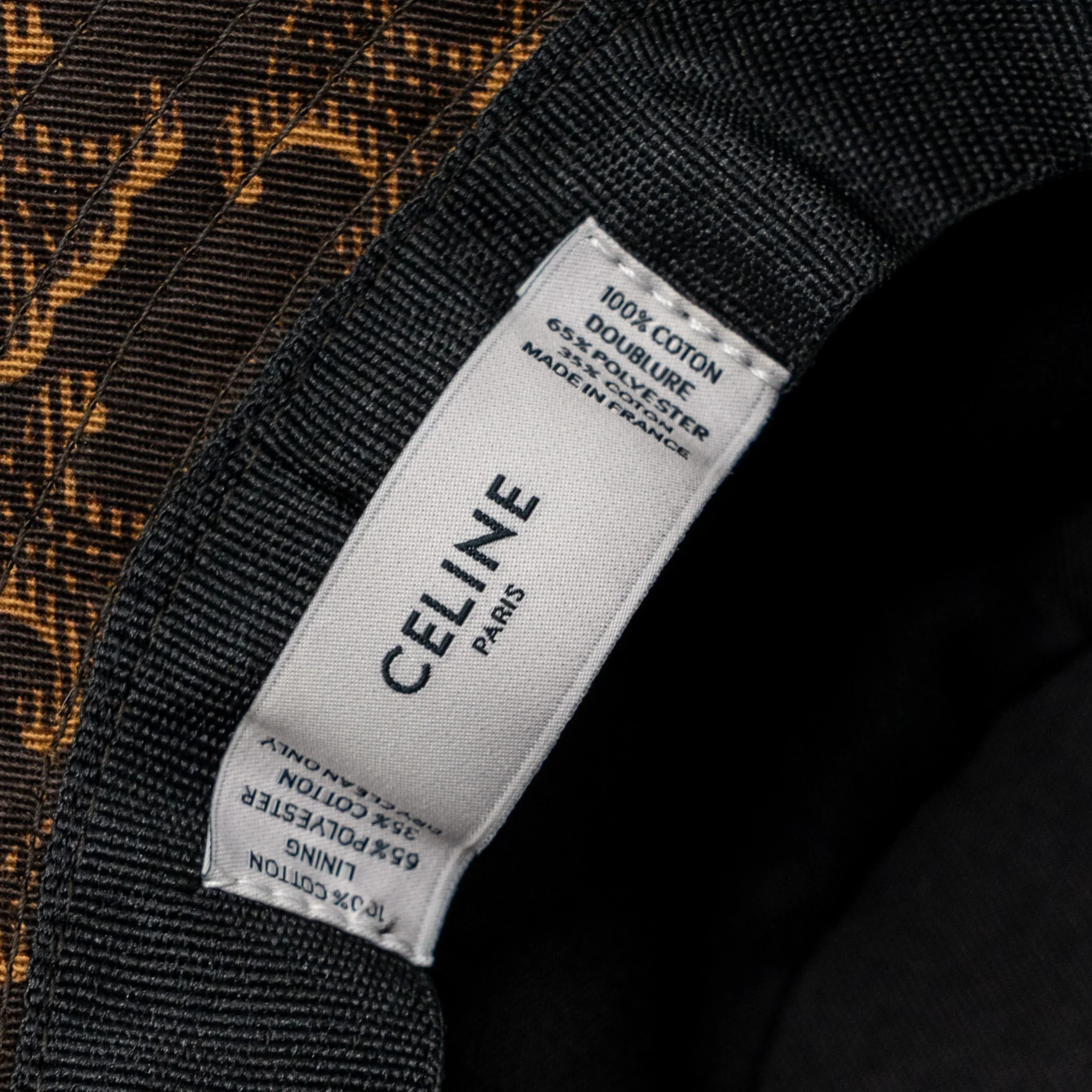 Celine Size M Triomphe Monogram Bucket Hat - Image 6