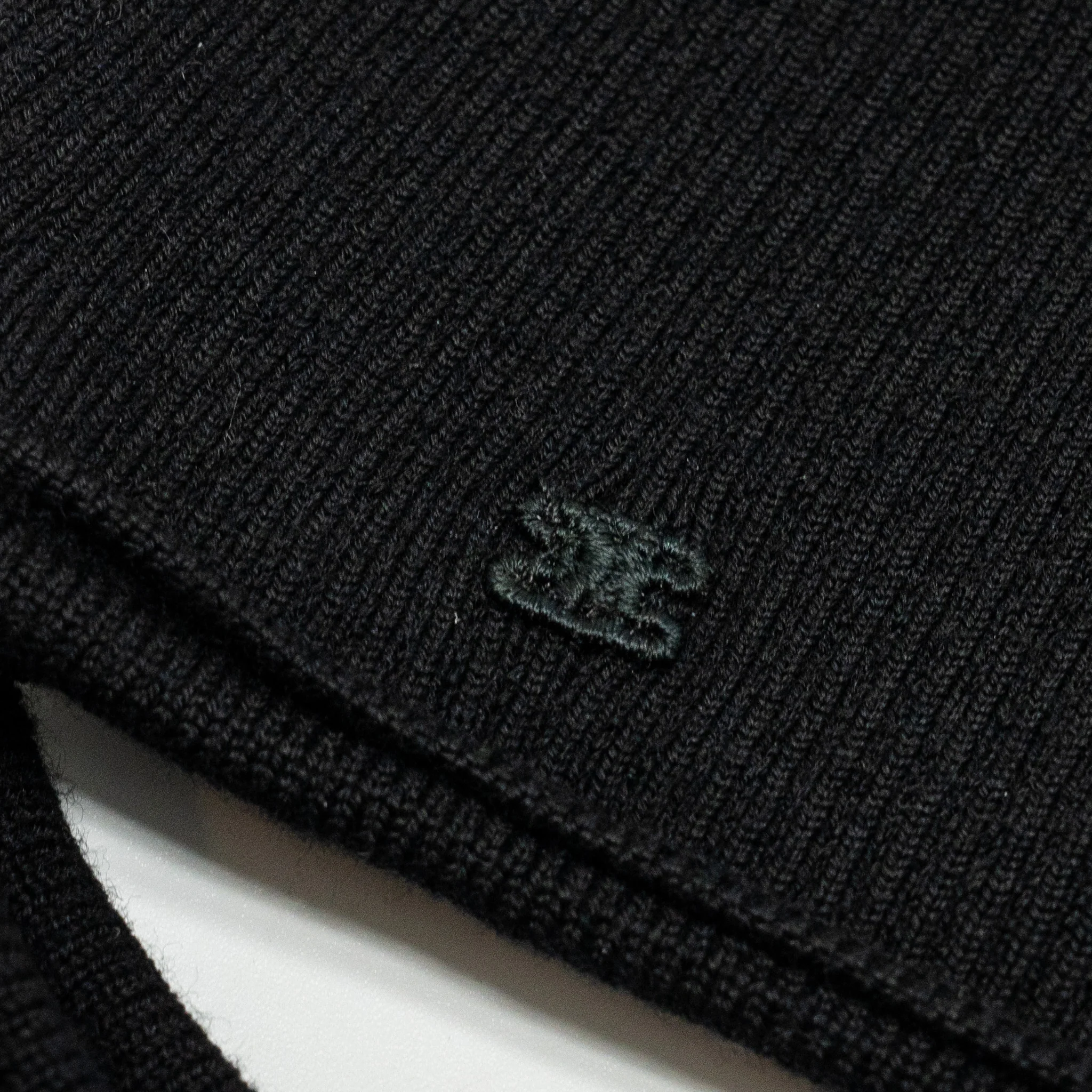 Celine Size XS One Shoulder Underpinning Wool/Polyamide Black - Image 4