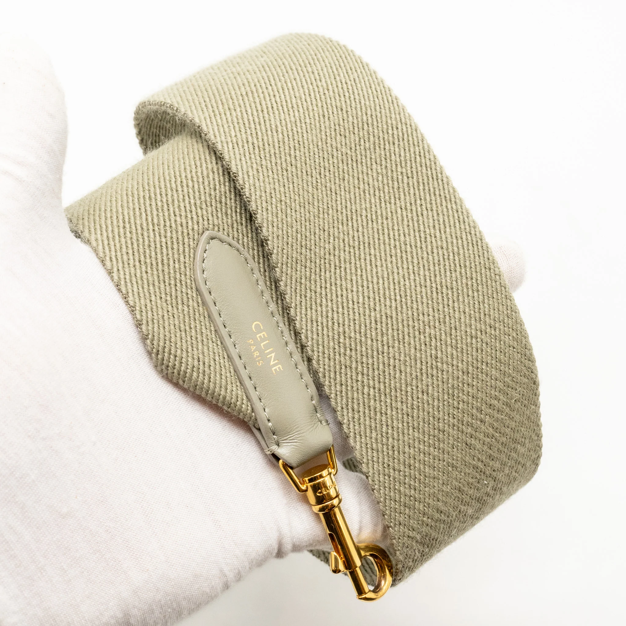 Celine Teen Soft 16 calfskin light olive green GHW - Image 18