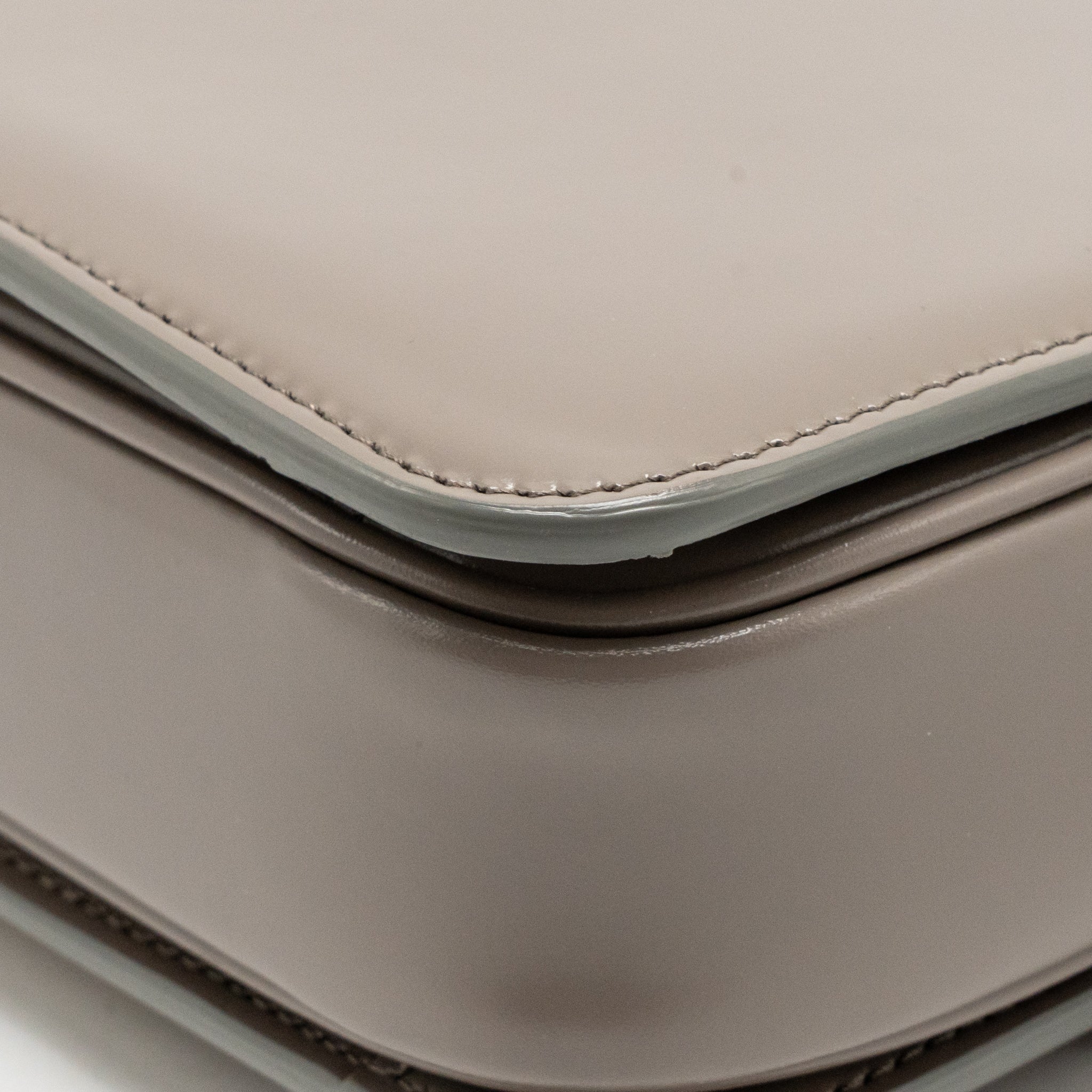 Celine Teen Triomphe bag shiny calfskin Pebble GHW - Image 10