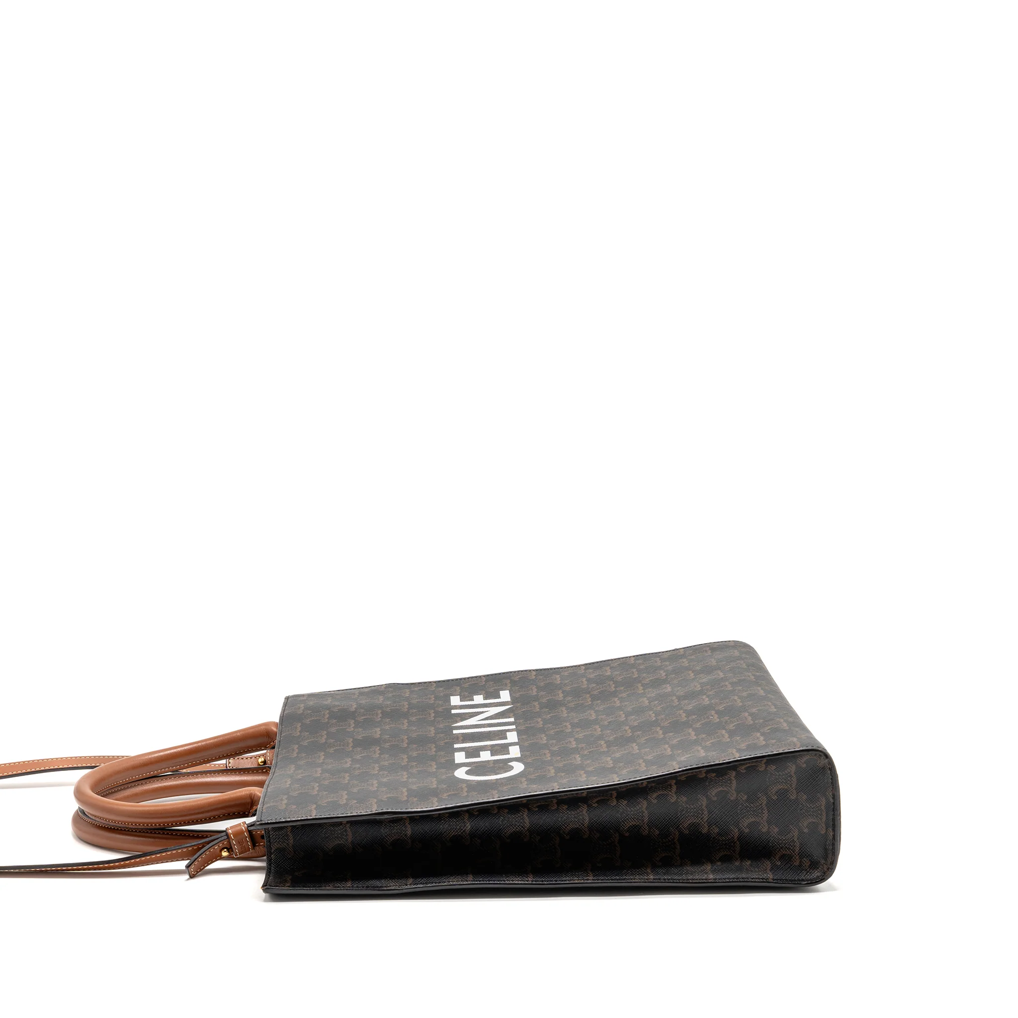 CELINE Vertical Cabas Triomphe Canvas GHW - Image 3