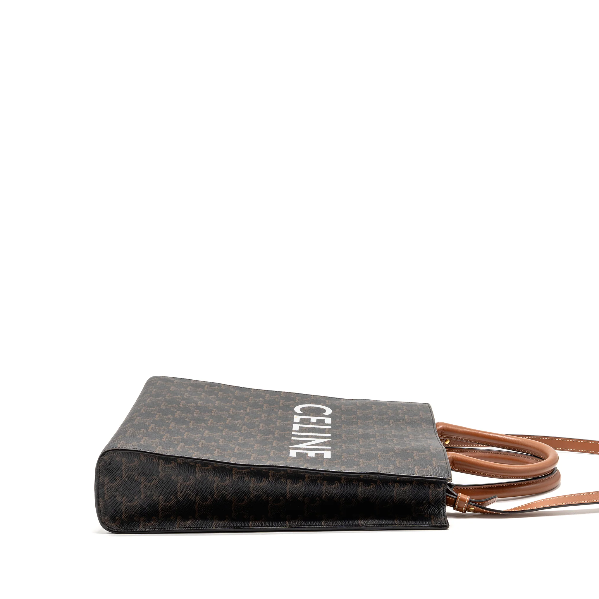 CELINE Vertical Cabas Triomphe Canvas GHW - Image 4
