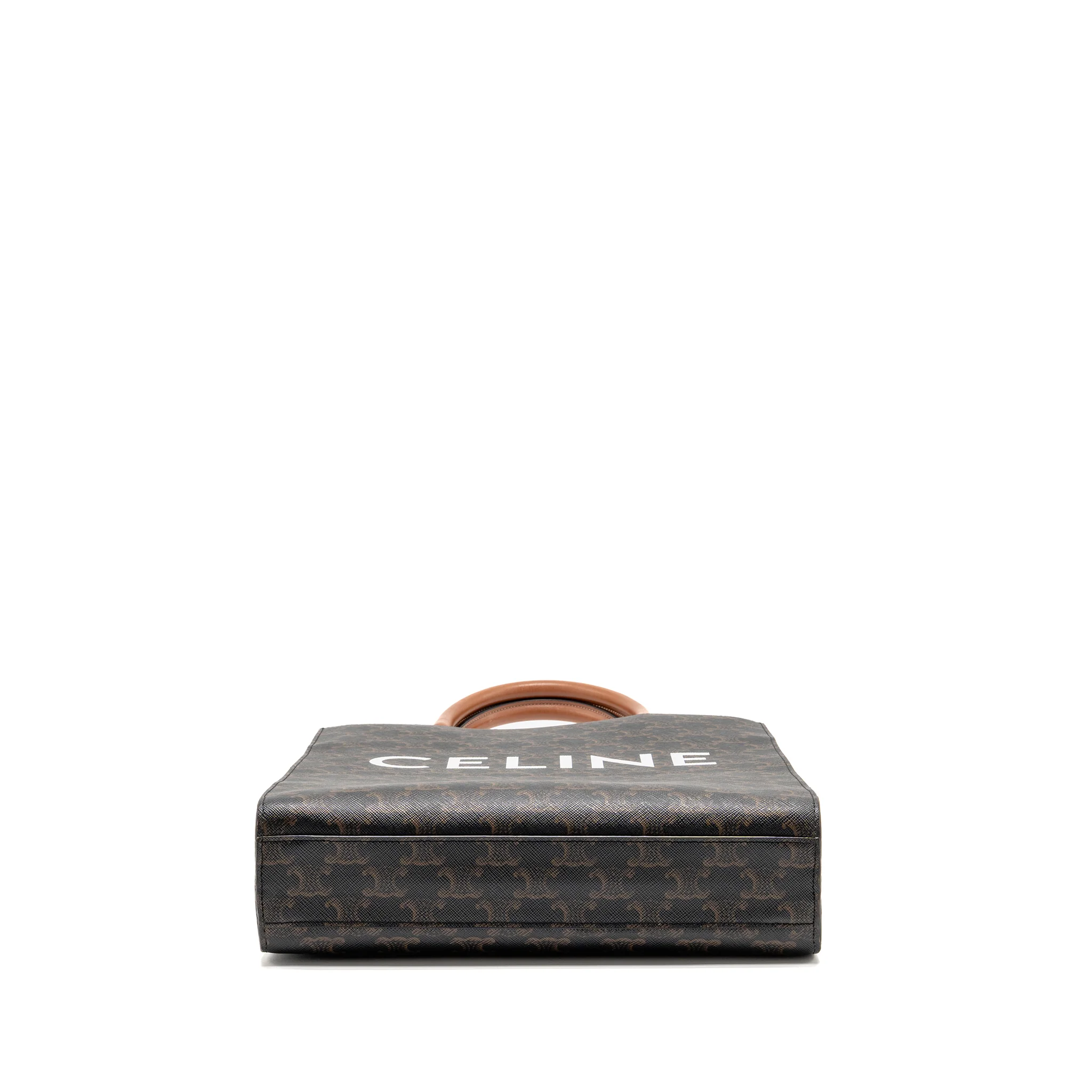 CELINE Vertical Cabas Triomphe Canvas GHW - Image 5