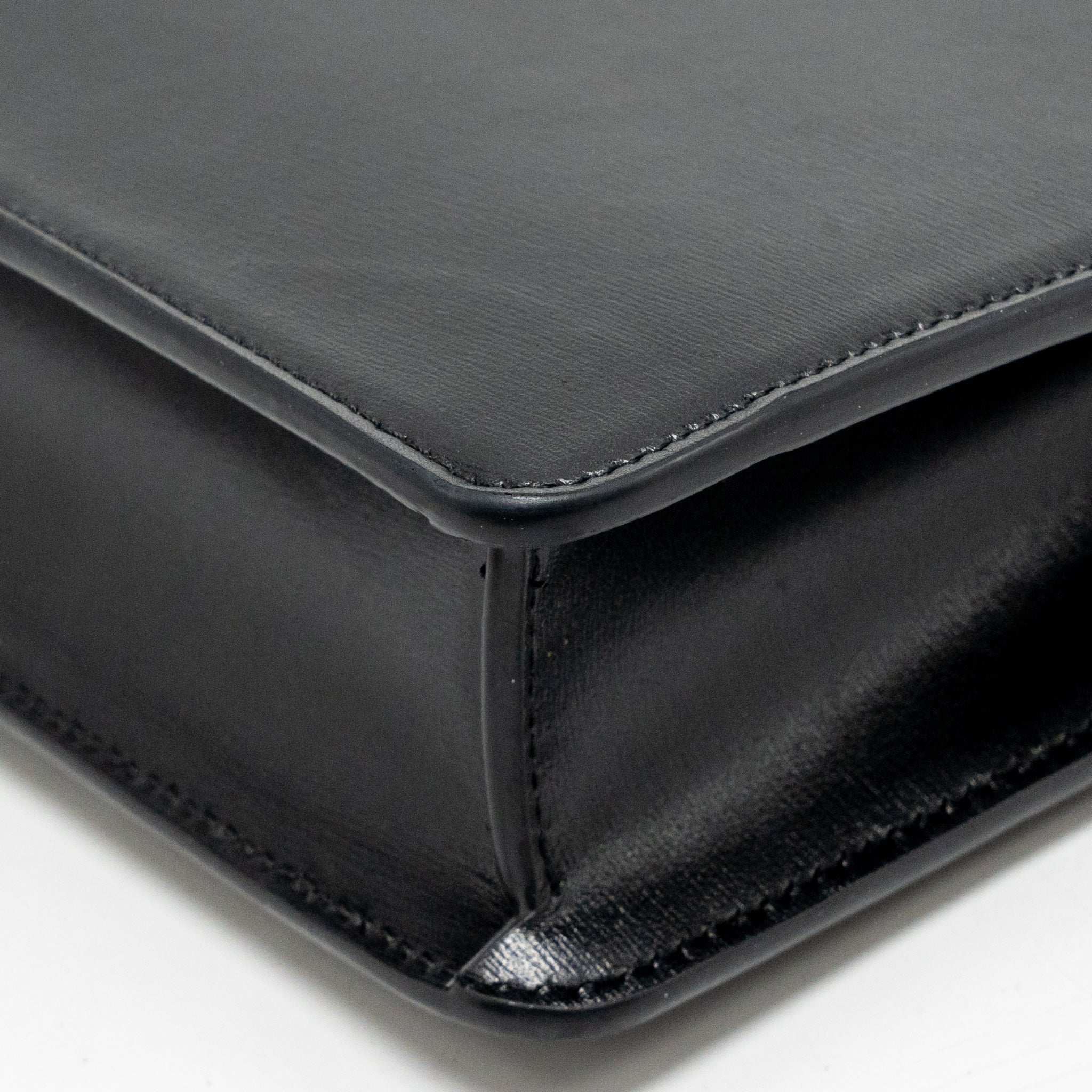 Celine Wallet on Chain Margo Shiny Calfskin Black GHW - Image 10