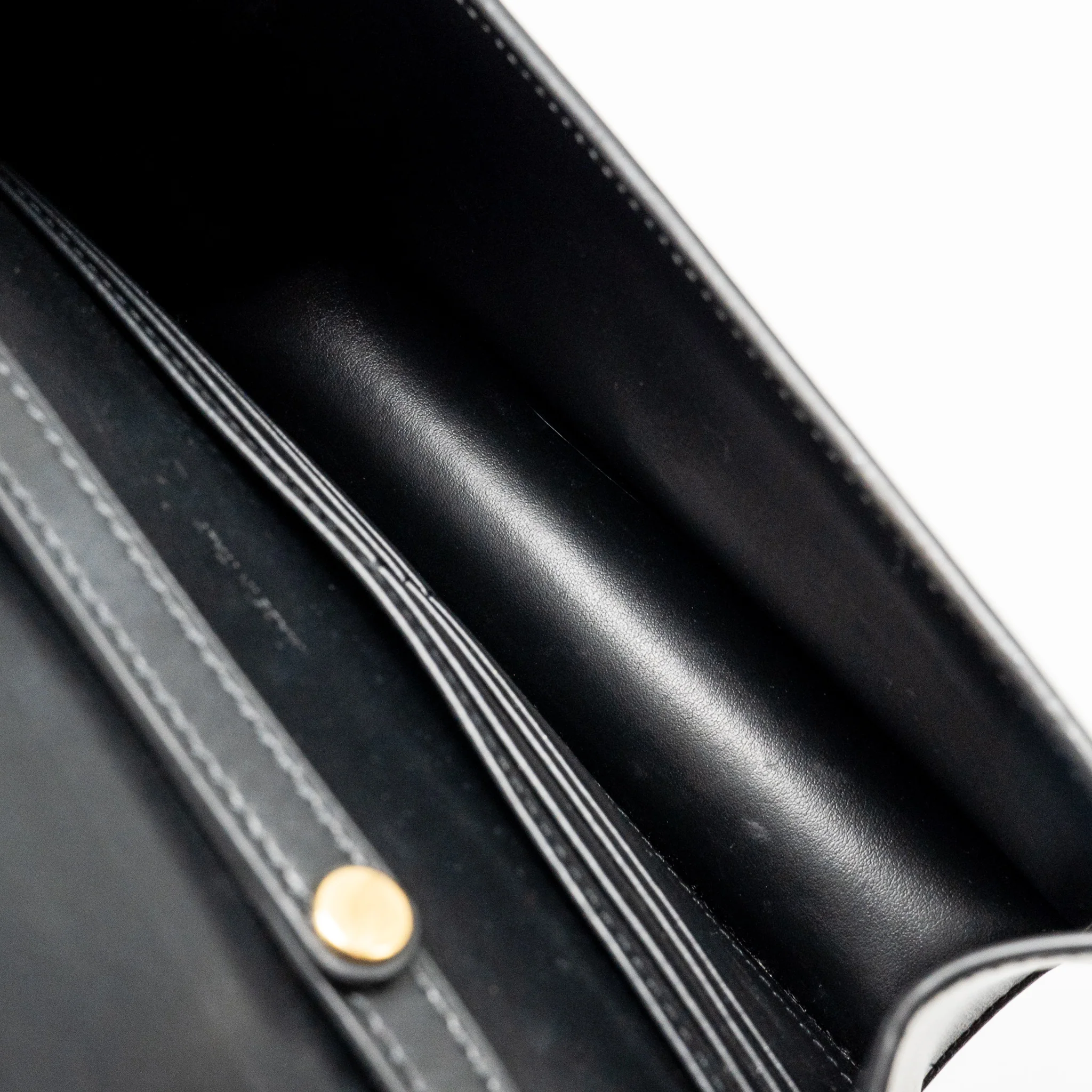 Celine Wallet on Chain Margo Shiny Calfskin Black GHW - Image 13