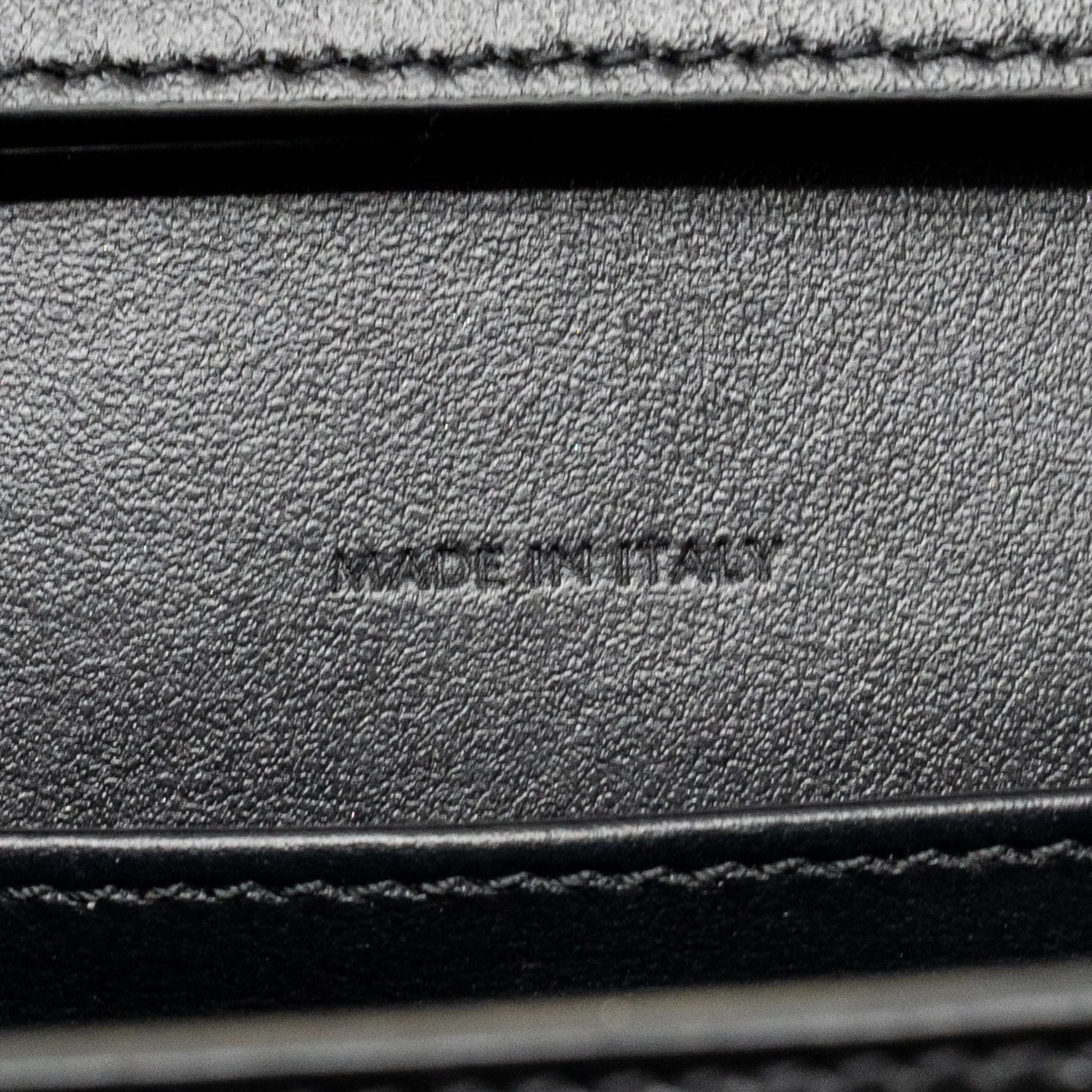 Celine Wallet on Chain Margo Shiny Calfskin Black GHW - Image 14