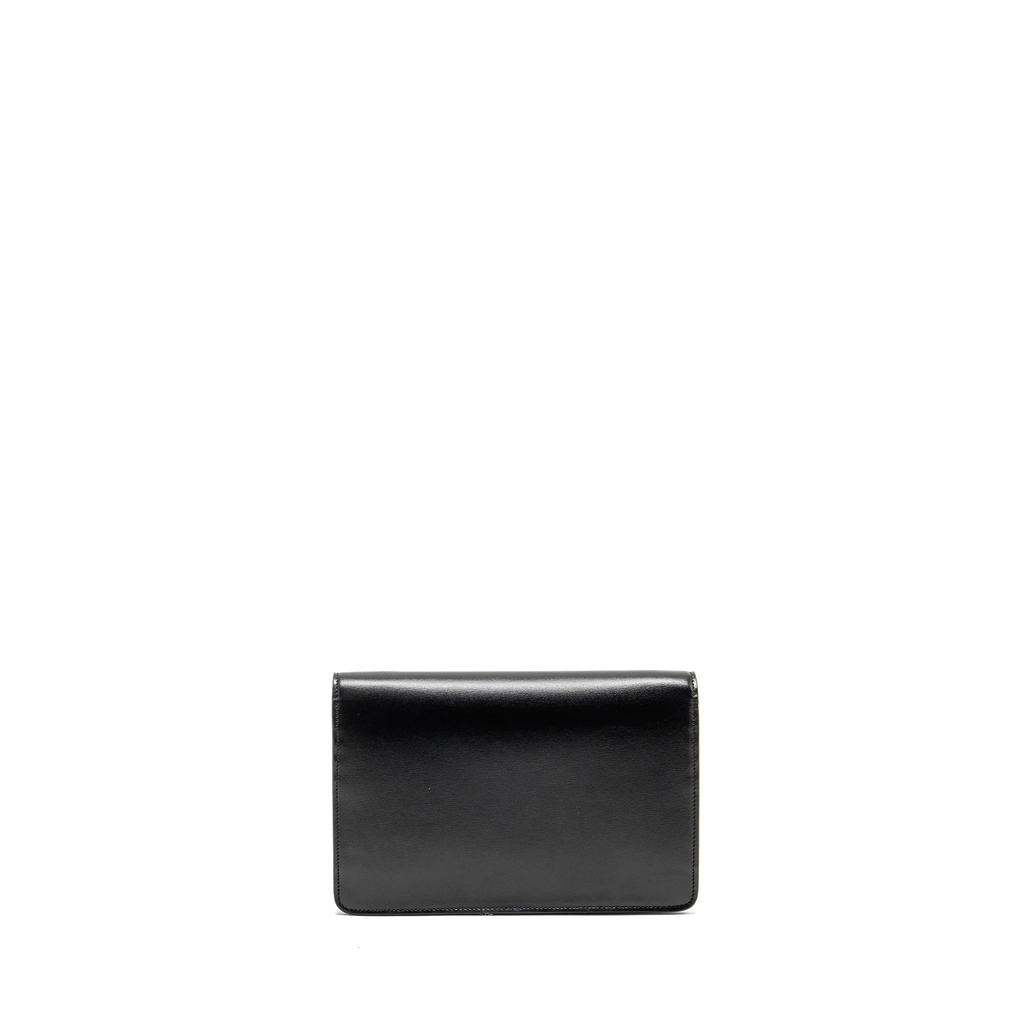 Celine Wallet on Chain Margo Shiny Calfskin Black GHW - Image 2
