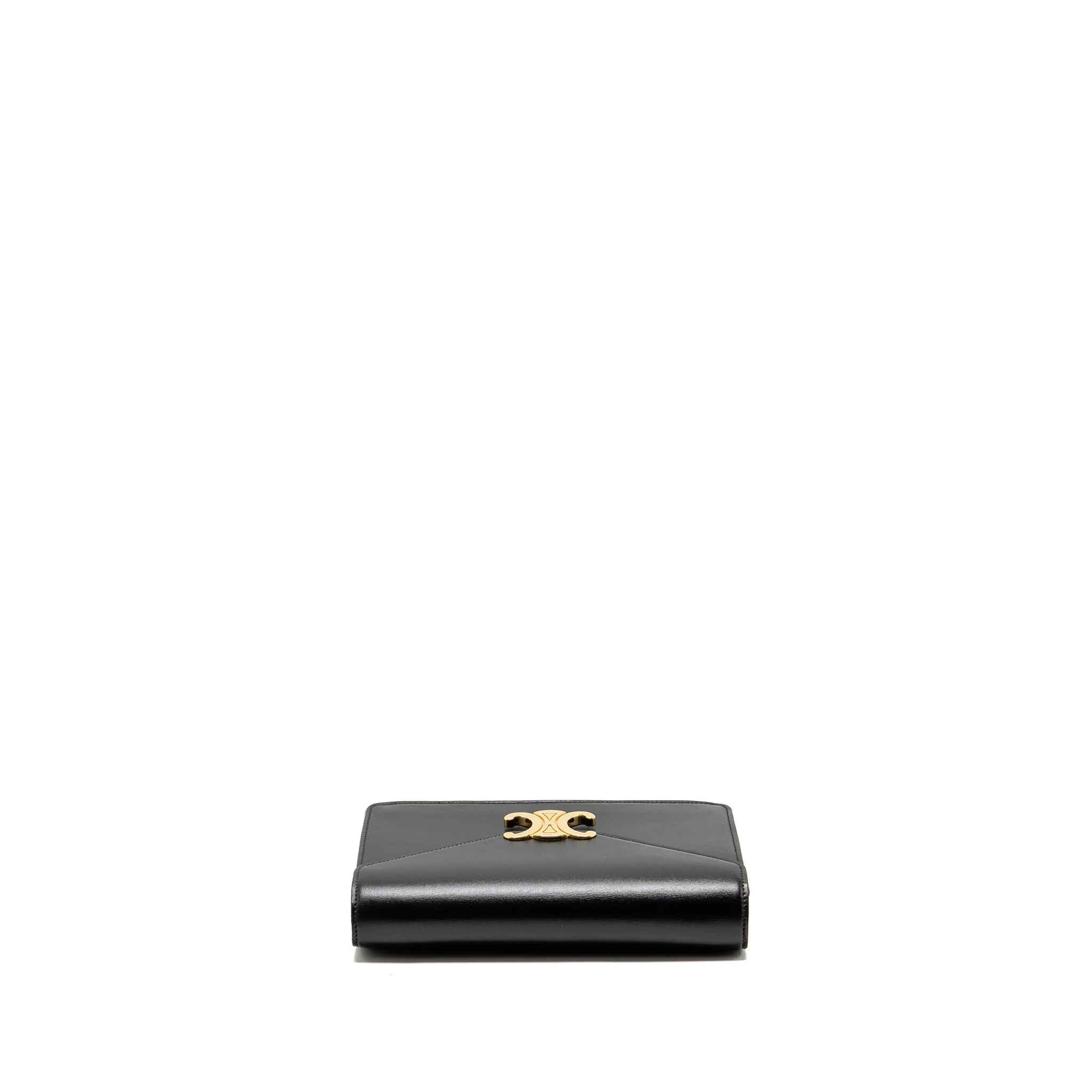 Celine Wallet on Chain Margo Shiny Calfskin Black GHW - Image 5