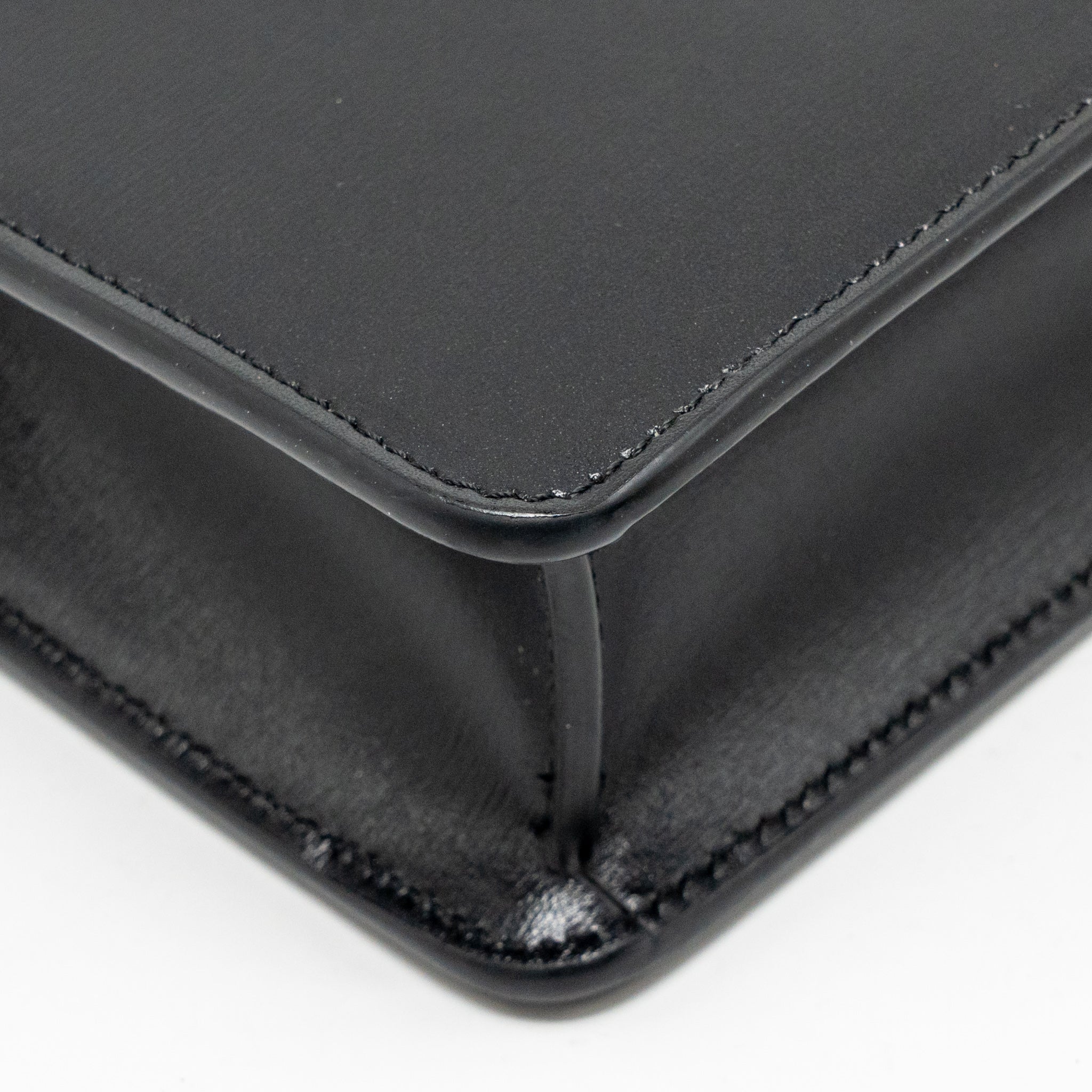 Celine Wallet on Chain Margo Shiny Calfskin Black GHW - Image 7