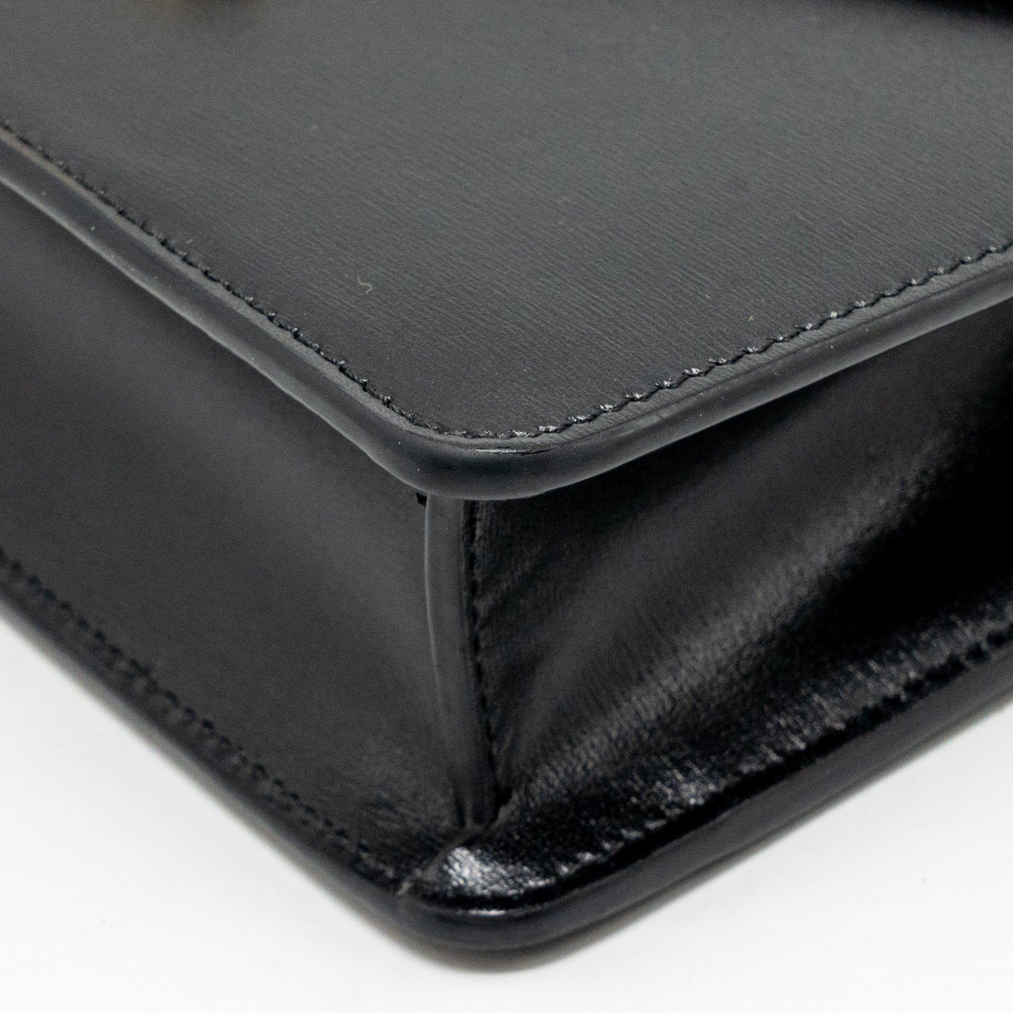 Celine Wallet on Chain Margo Shiny Calfskin Black GHW - Image 8
