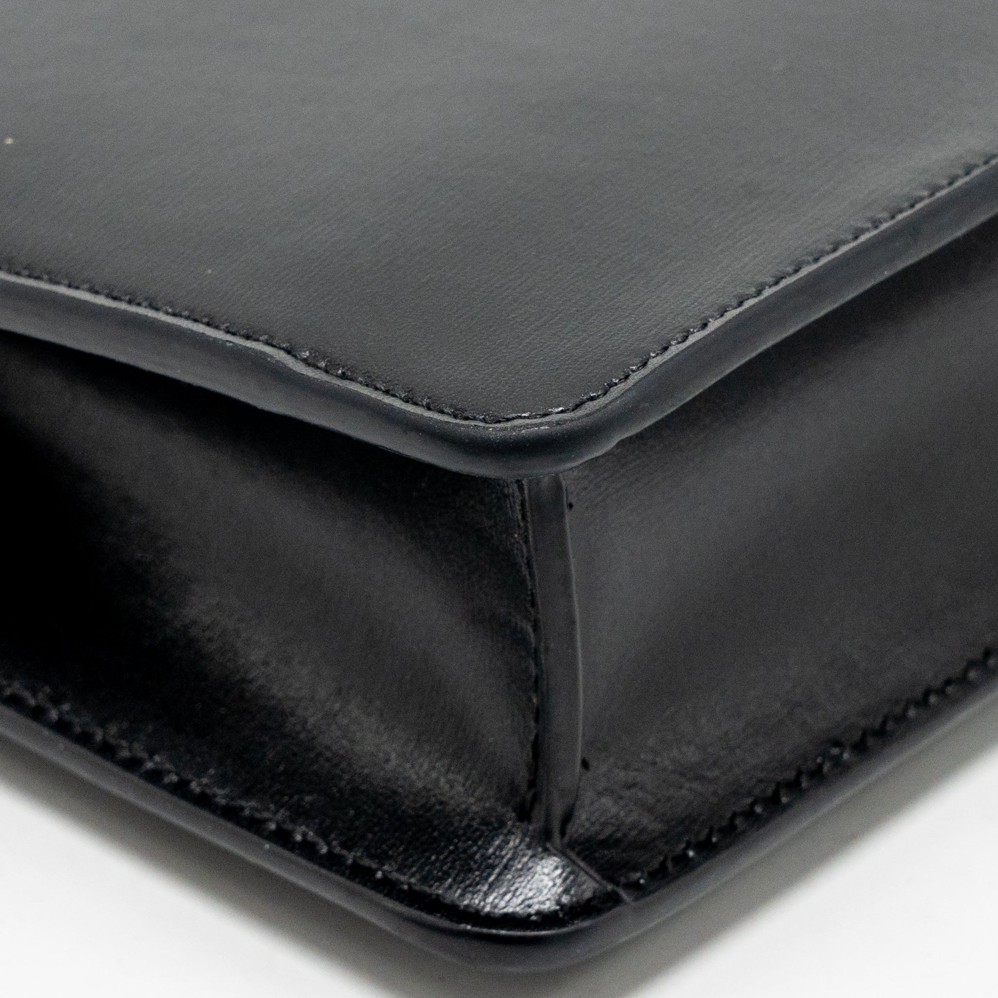 Celine Wallet on Chain Margo Shiny Calfskin Black GHW - Image 9