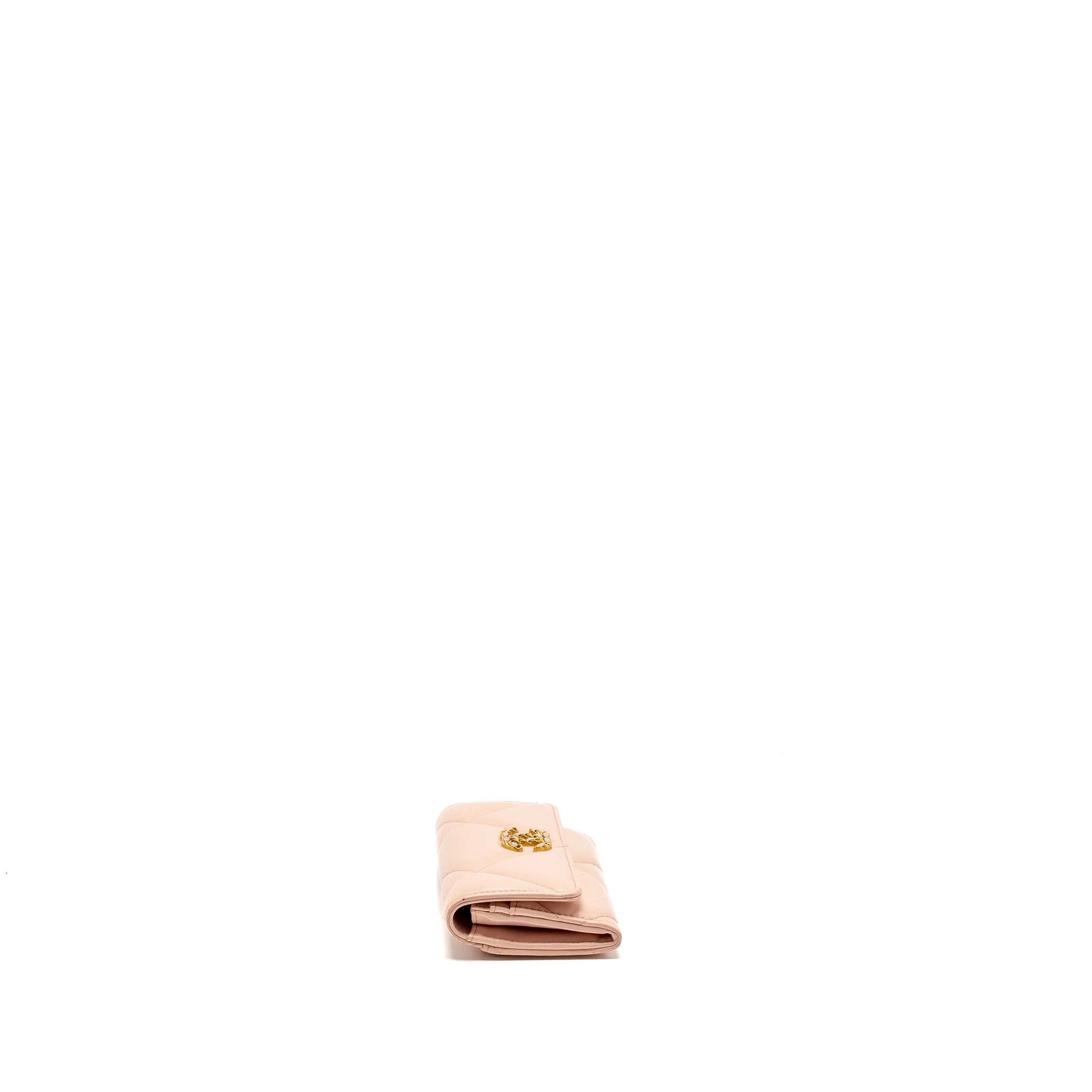 Chanel 19 Long Flap Wallet Lambskin Pink GHW (Microchip) - Image 3