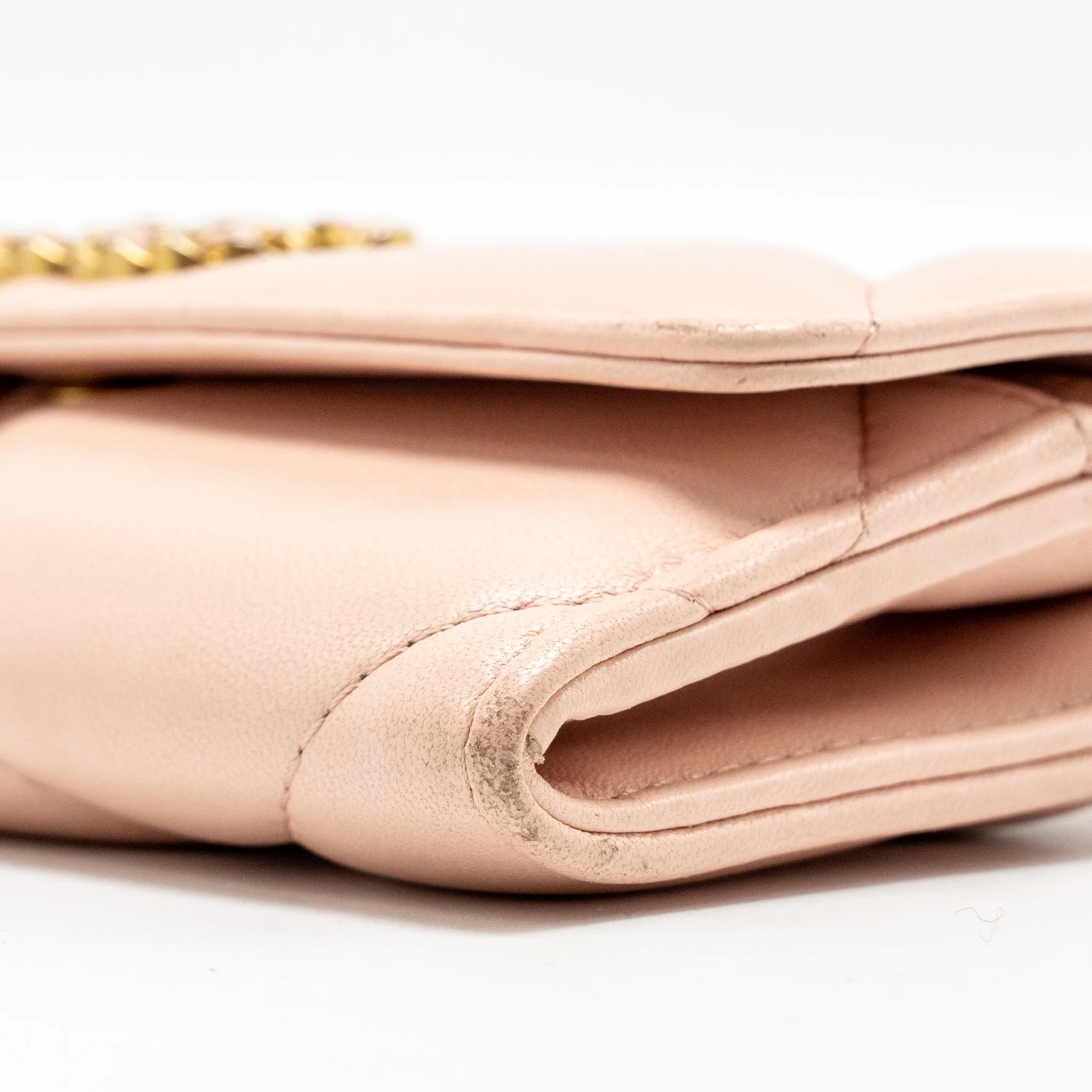 Chanel 19 Long Flap Wallet Lambskin Pink GHW (Microchip) - Image 7