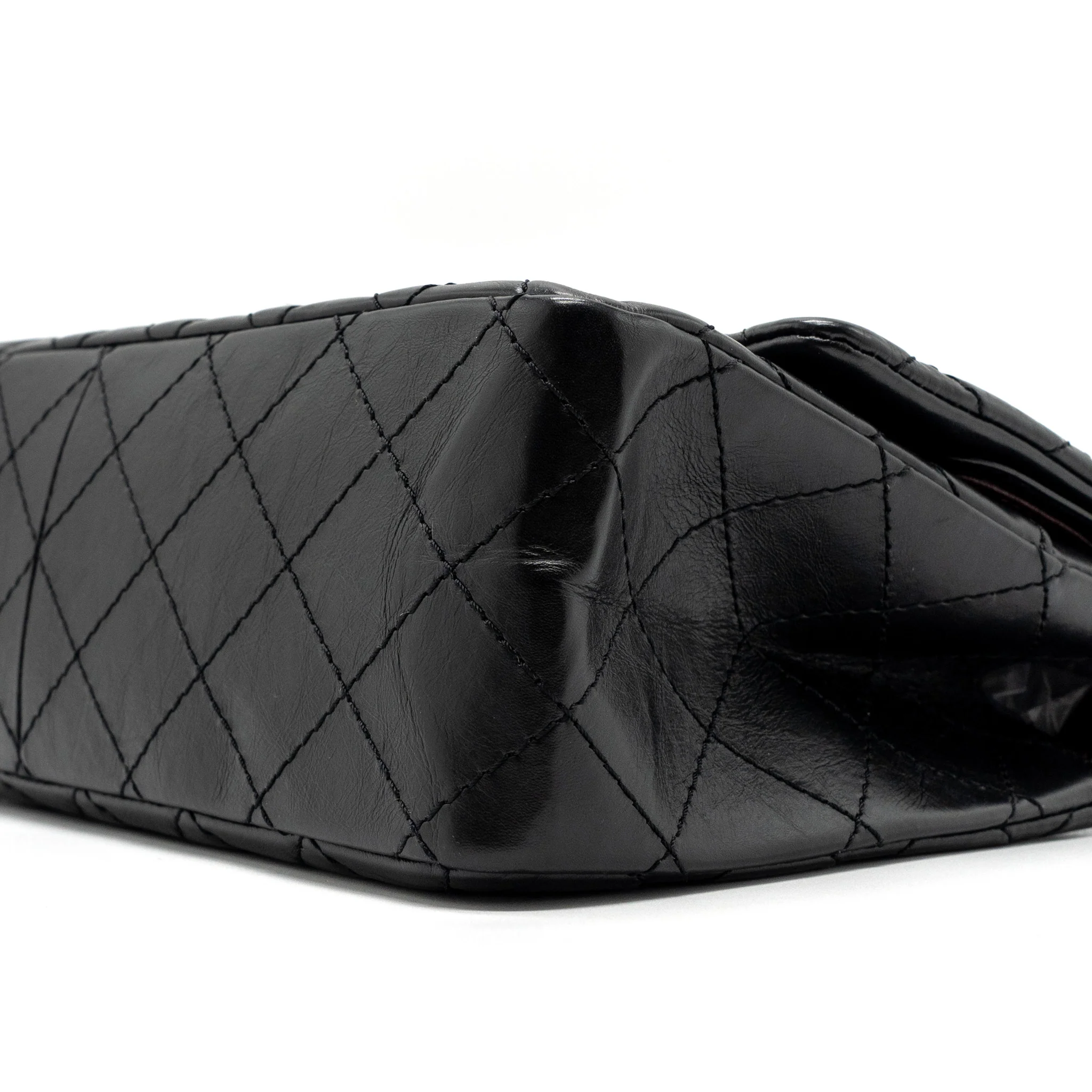 Chanel 2.55 226 Reissue Flap Bag Aged Calfskin Black Ruthenium Hardware - Image 8