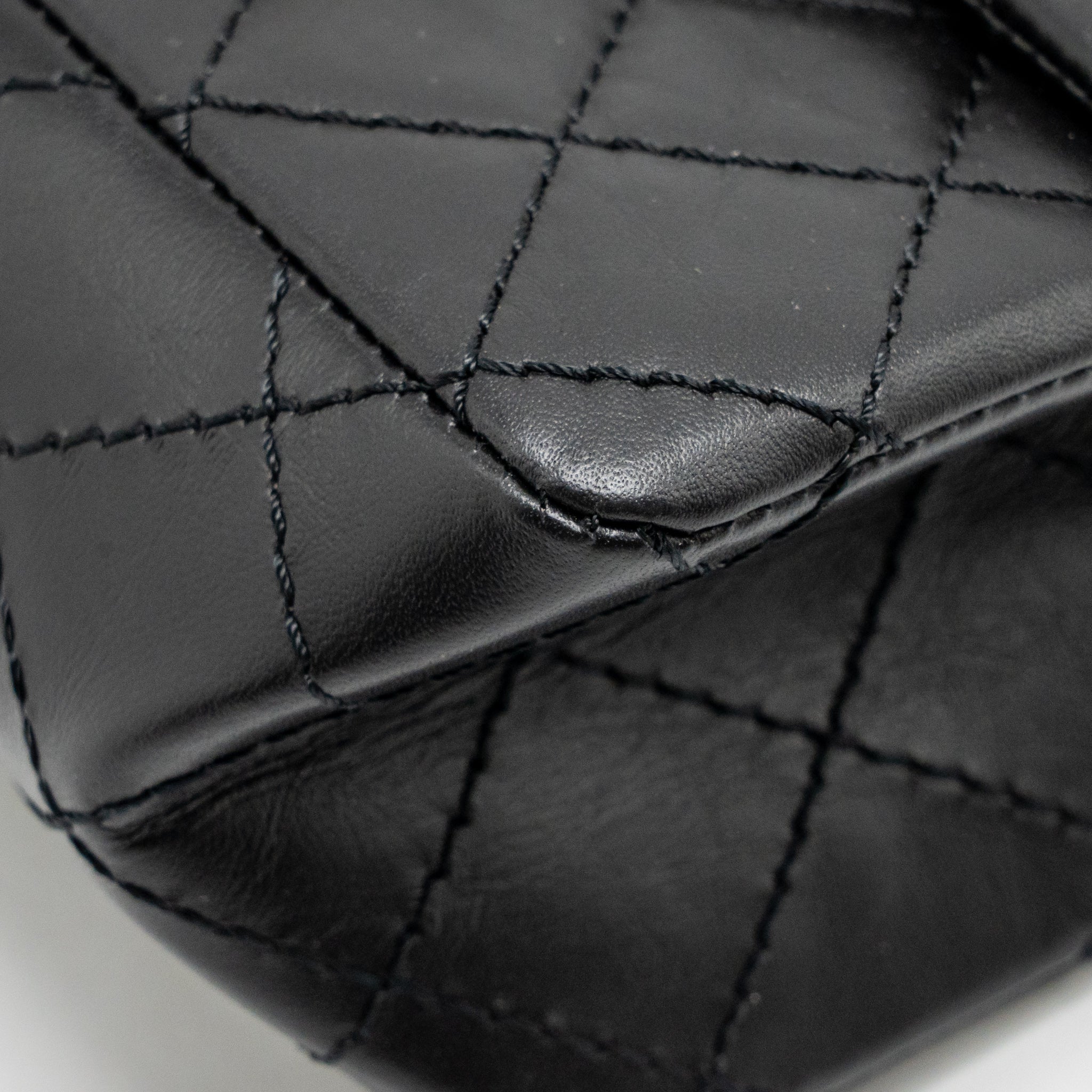 Chanel Mini 2.55 Reissue Aged Calfskin Black GHW (Microchip) - Image 10