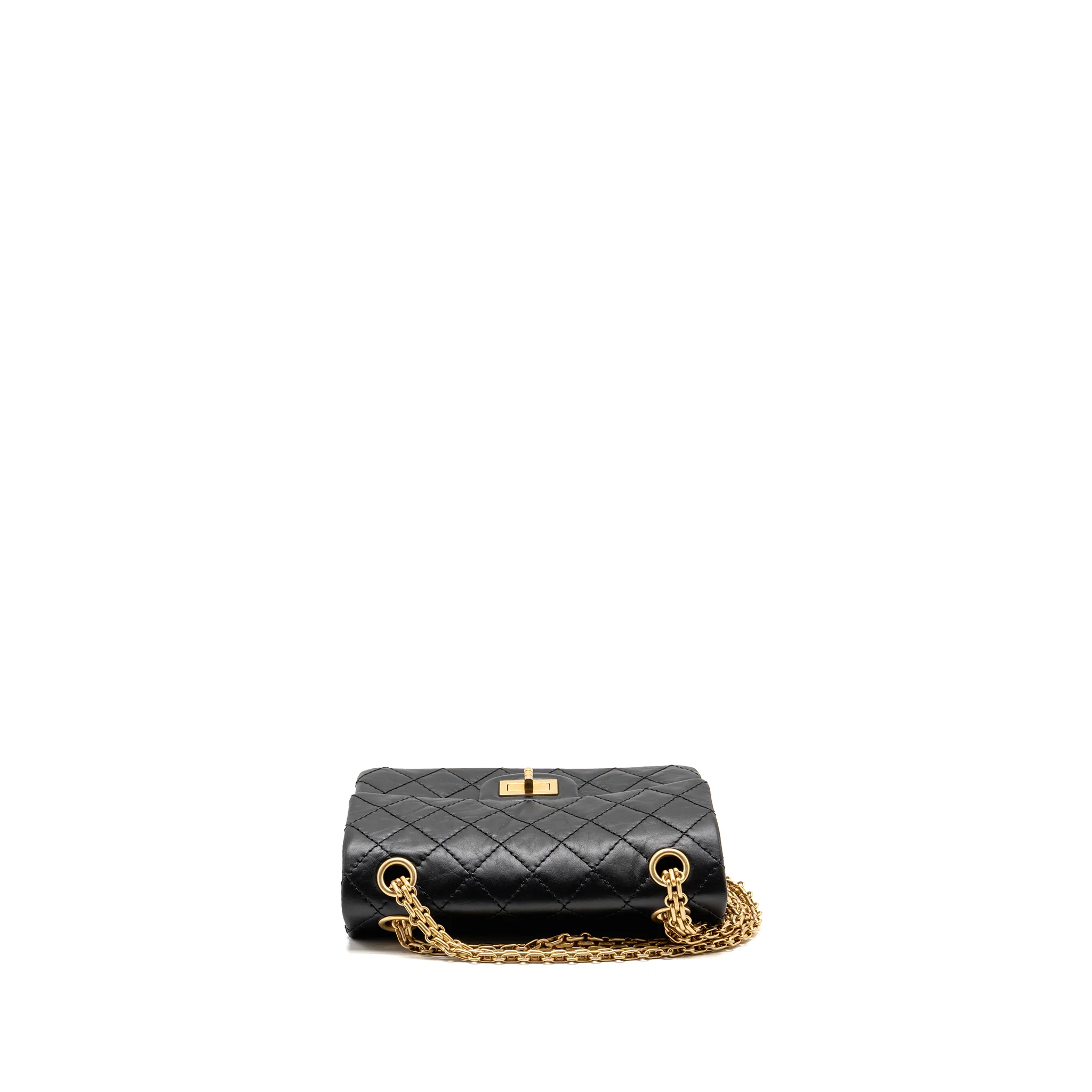 Chanel Mini 2.55 Reissue Aged Calfskin Black GHW (Microchip) - Image 5