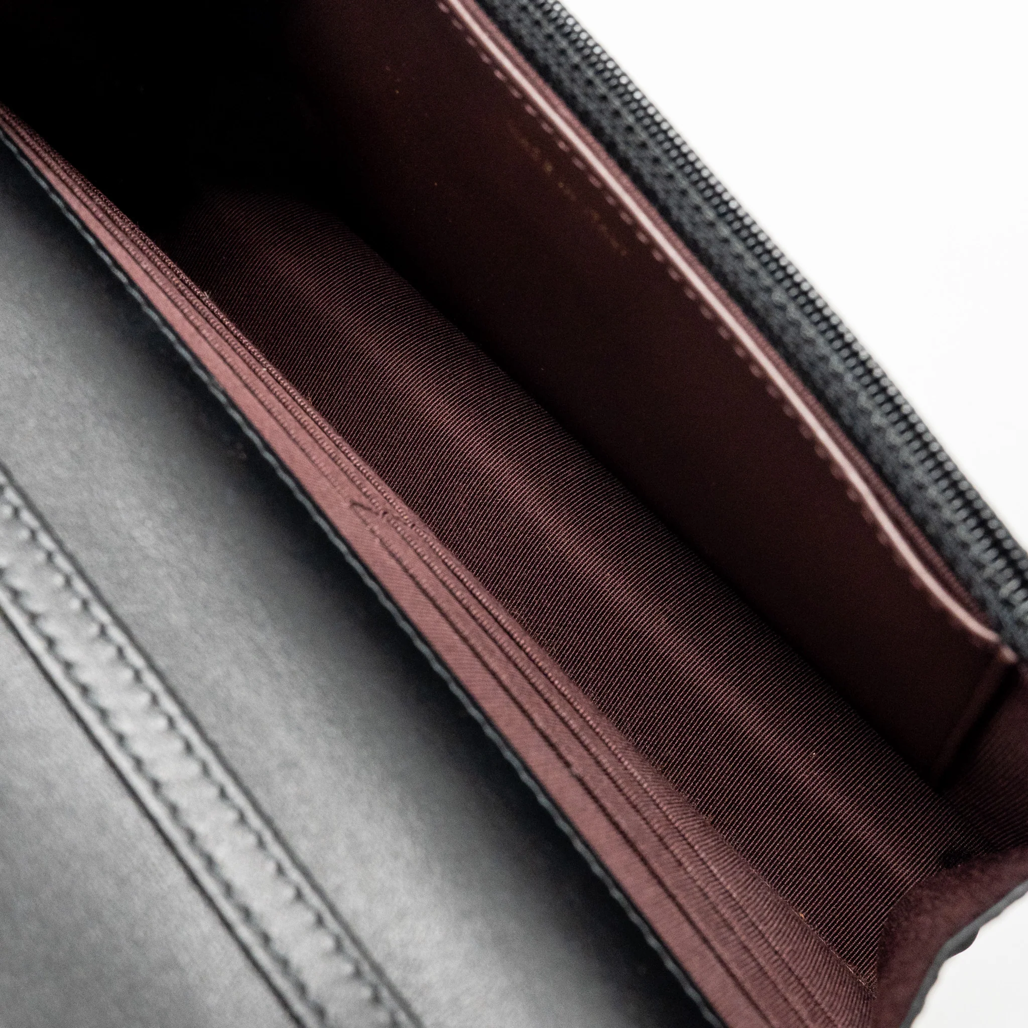 Chanel 2.55 Wallet On Chain Aged Calfskin Black Brushed GHW (microchip) - Image 15