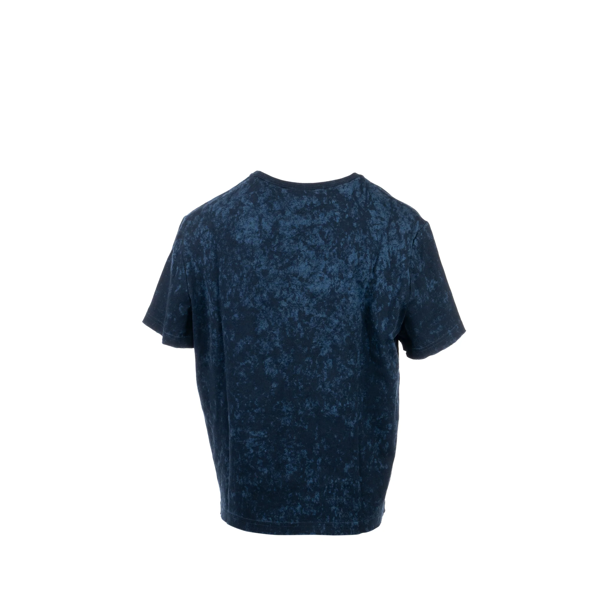 Chanel Size 42/44 20S Signature Logo with Crystal CC Logo Plaque T-shirt Cotton Navy Blue - Image 3