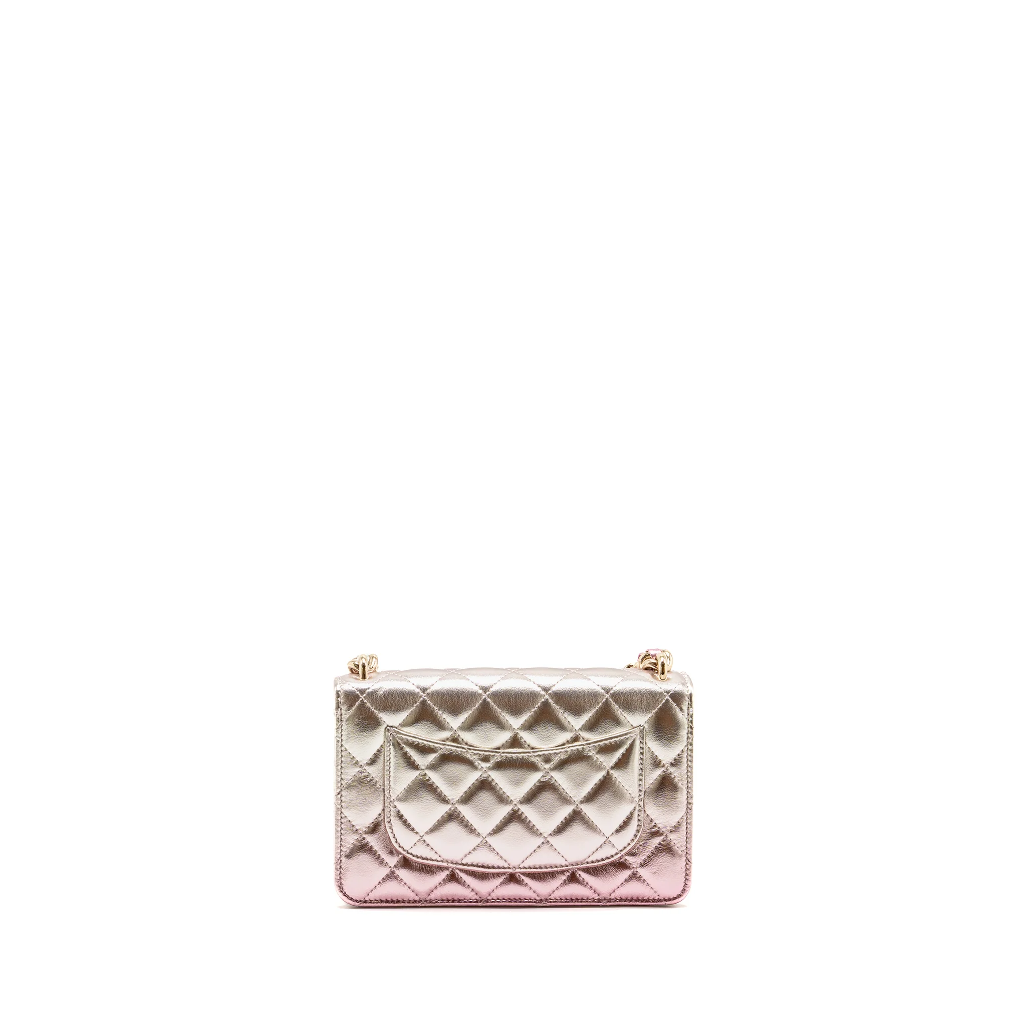 Chanel 21k Wallet On Chain Iridescent Lambskin LGHW (microchip) - Image 2