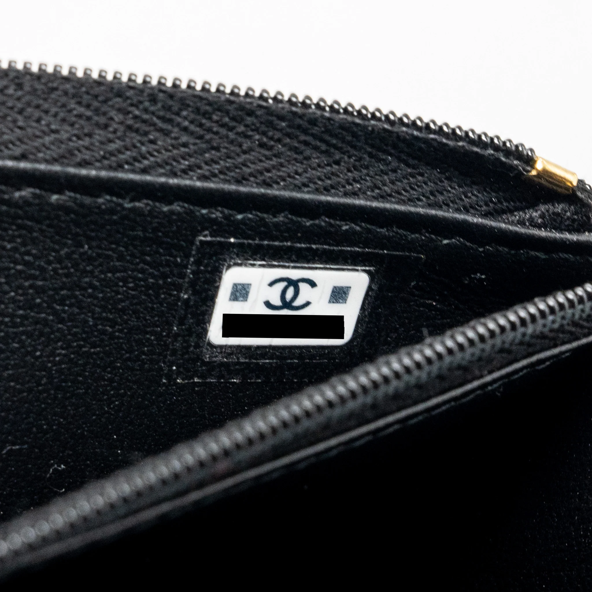 Chanel 23A clutch with chain lambskin black GHW (microchip) - Image 14