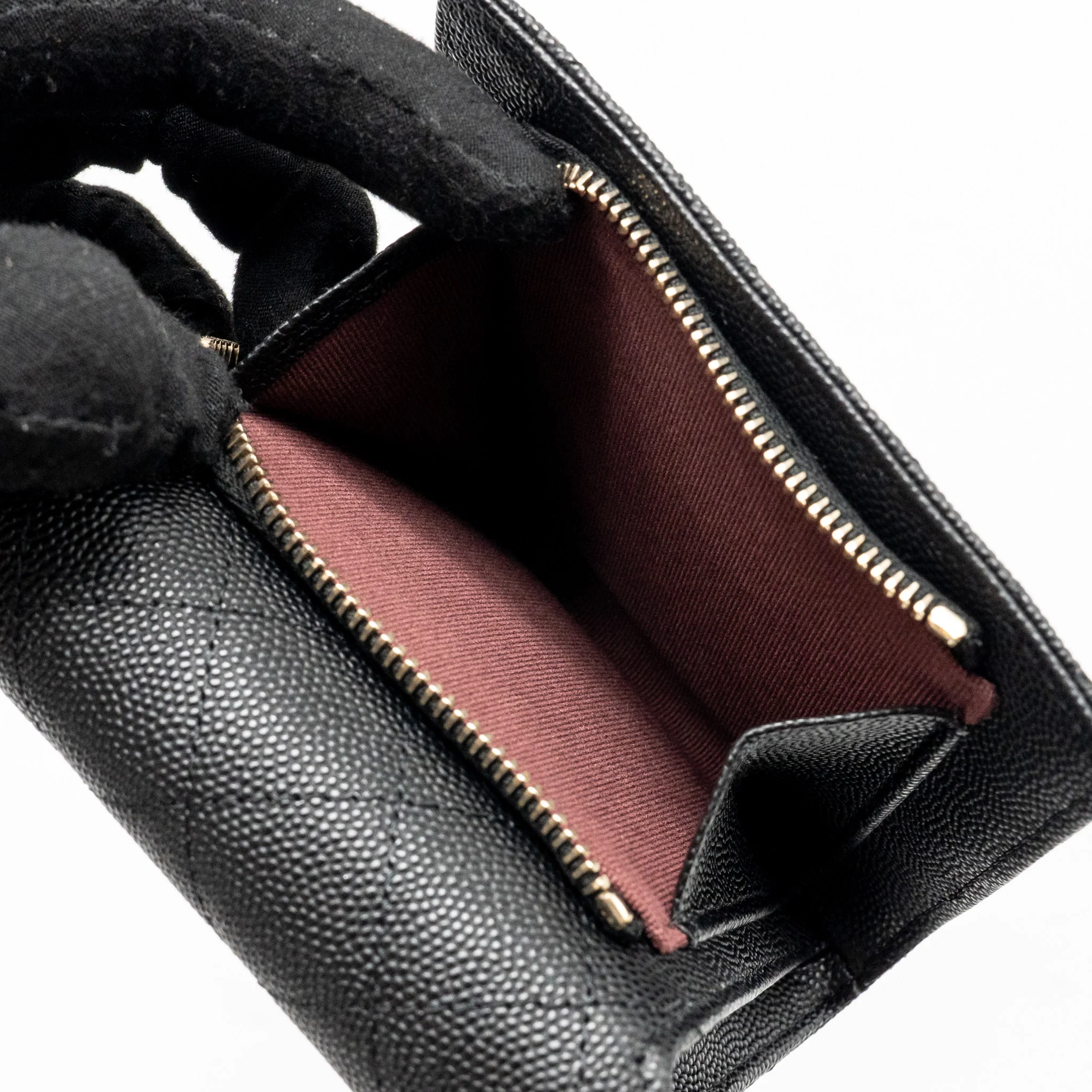 Chanel 23p mini clutch with chain caviar Black LGHW (microchip) - Image 13
