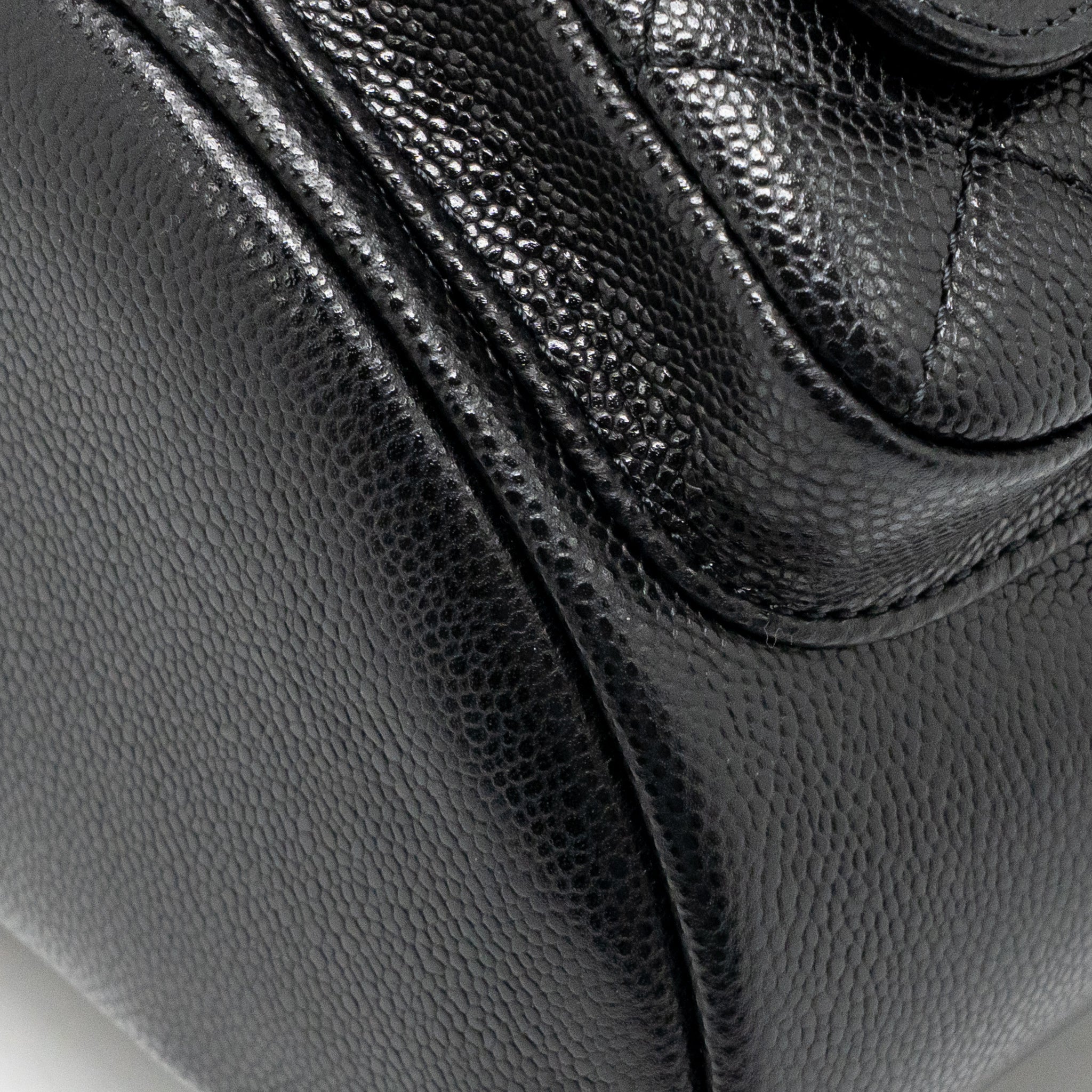 Chanel 23p mini triple pack backpack caviar black LGHW (microchip) - Image 10