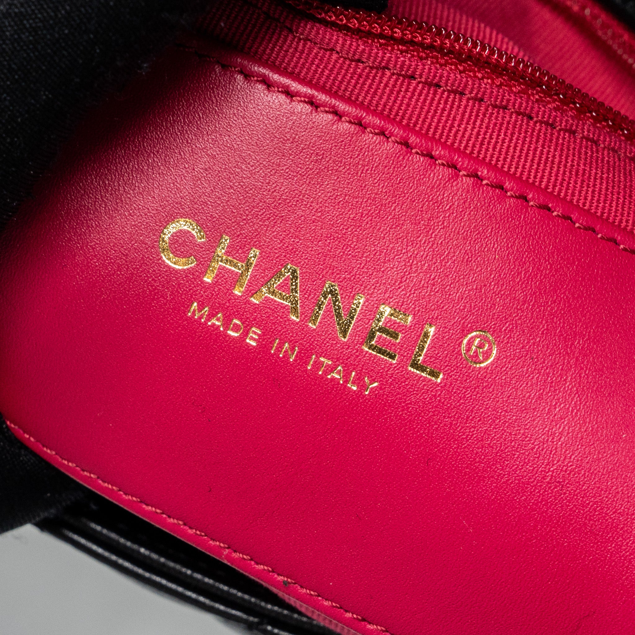 Chanel 23s Coco Love Flap Bag Lambskin Black Brushed GHW (Microchip) - Image 14