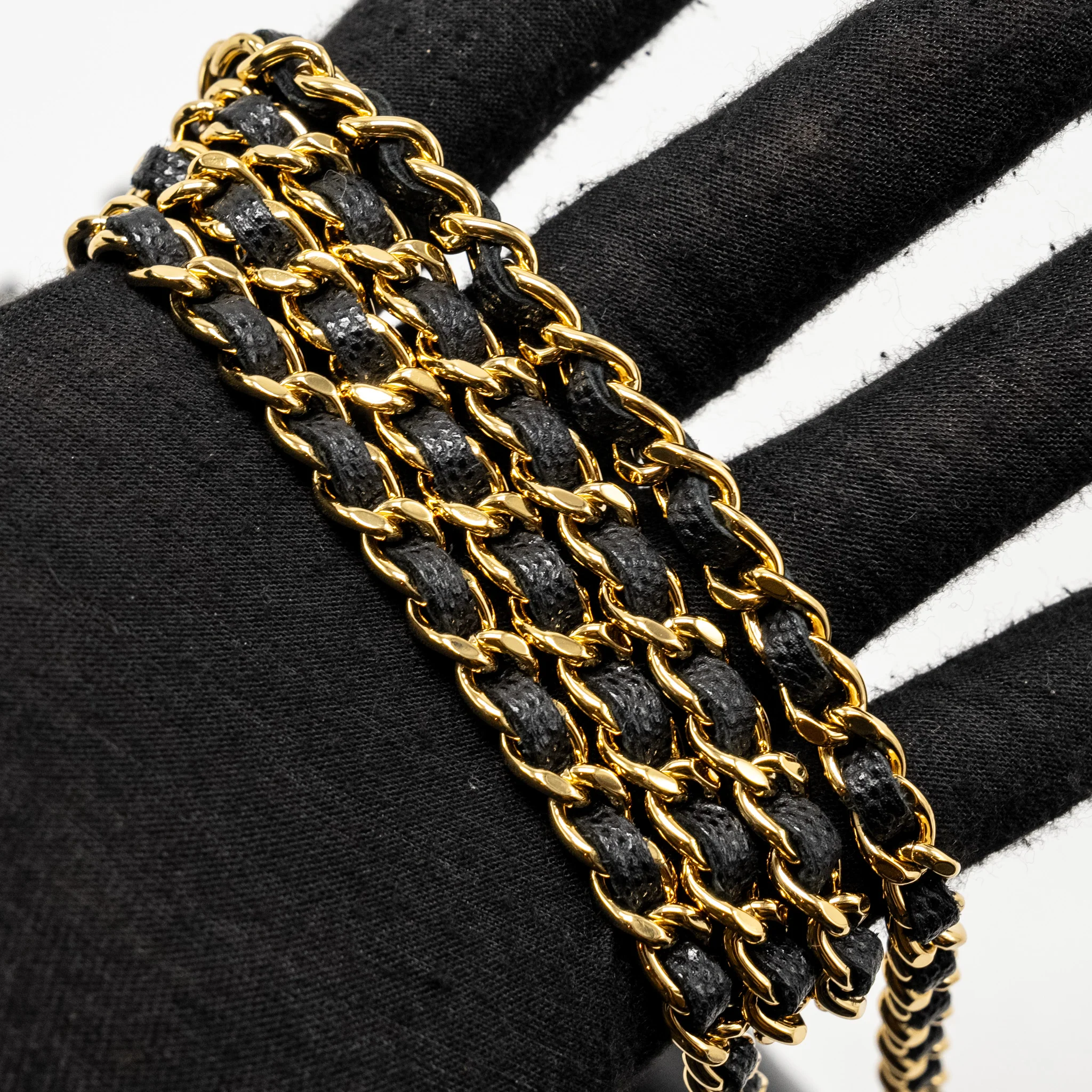Chanel 23s Wallet On Chain with Bag Charm Caviar Black GHW(Microchip) - Image 14