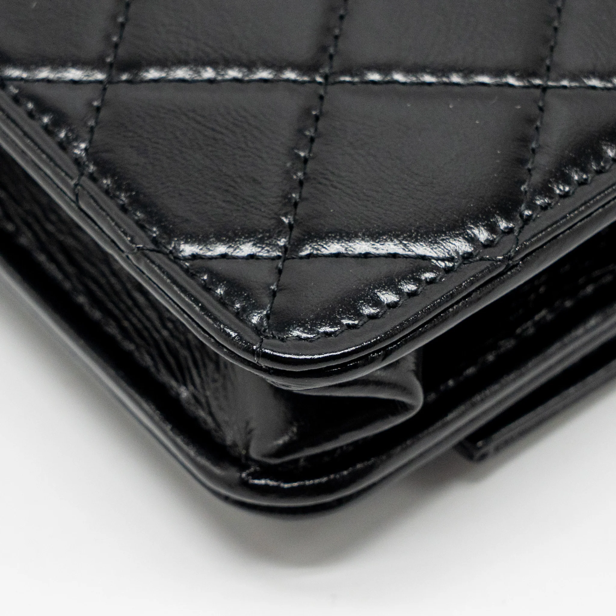 Chanel 24c 31 Wallet On Chain Shiny Calfskin Black LGHW (Microchip) - Image 10